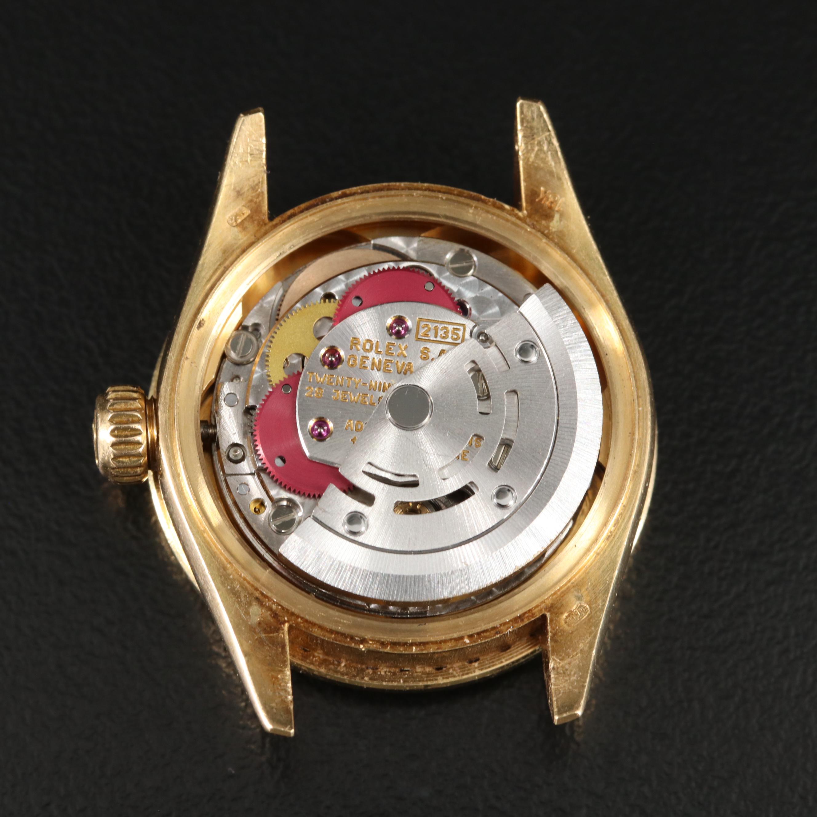 1995 Rolex Custom Diamond Dial and Bezel Datejust President Watch