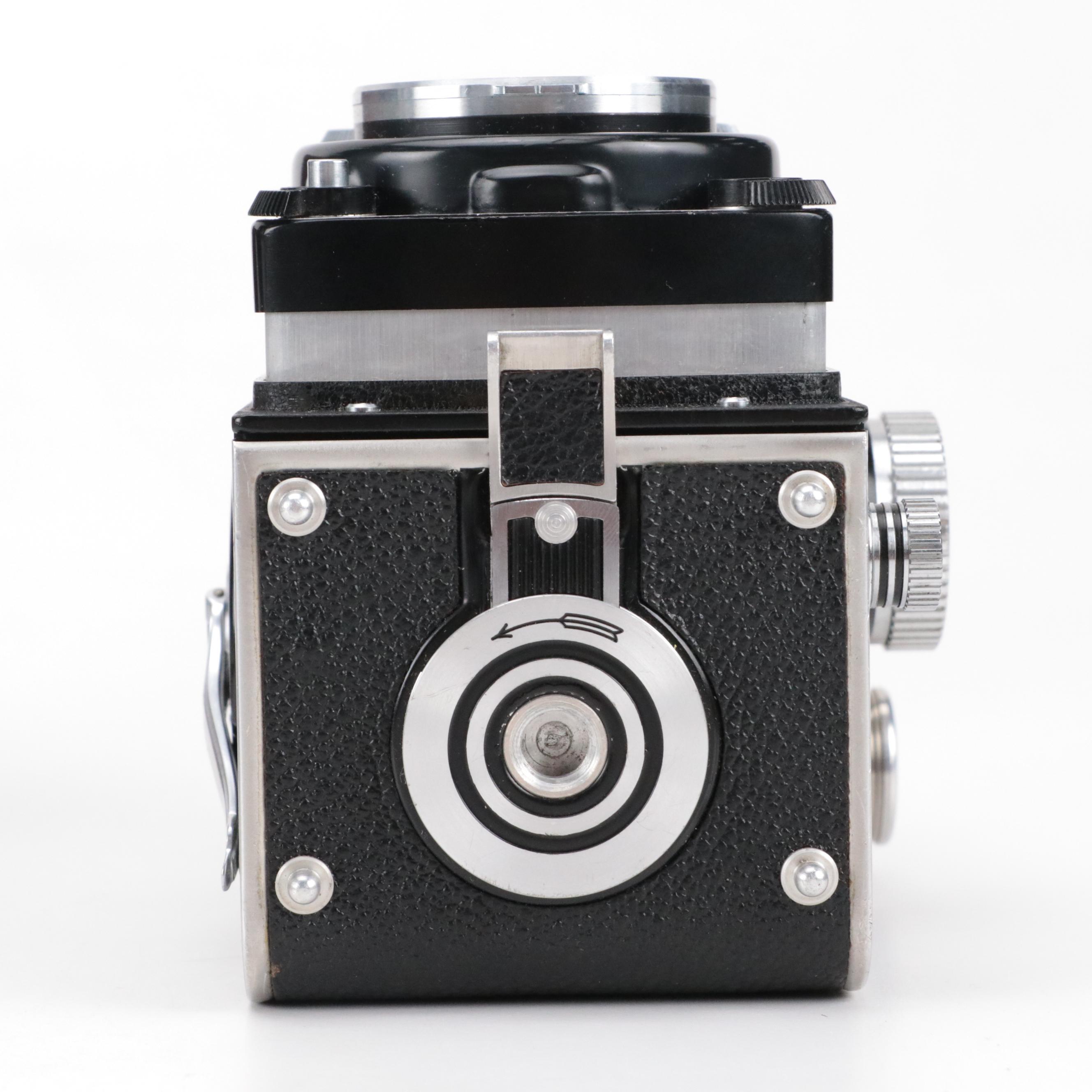 Rollei Rolleiflex Camera with Leather Case
