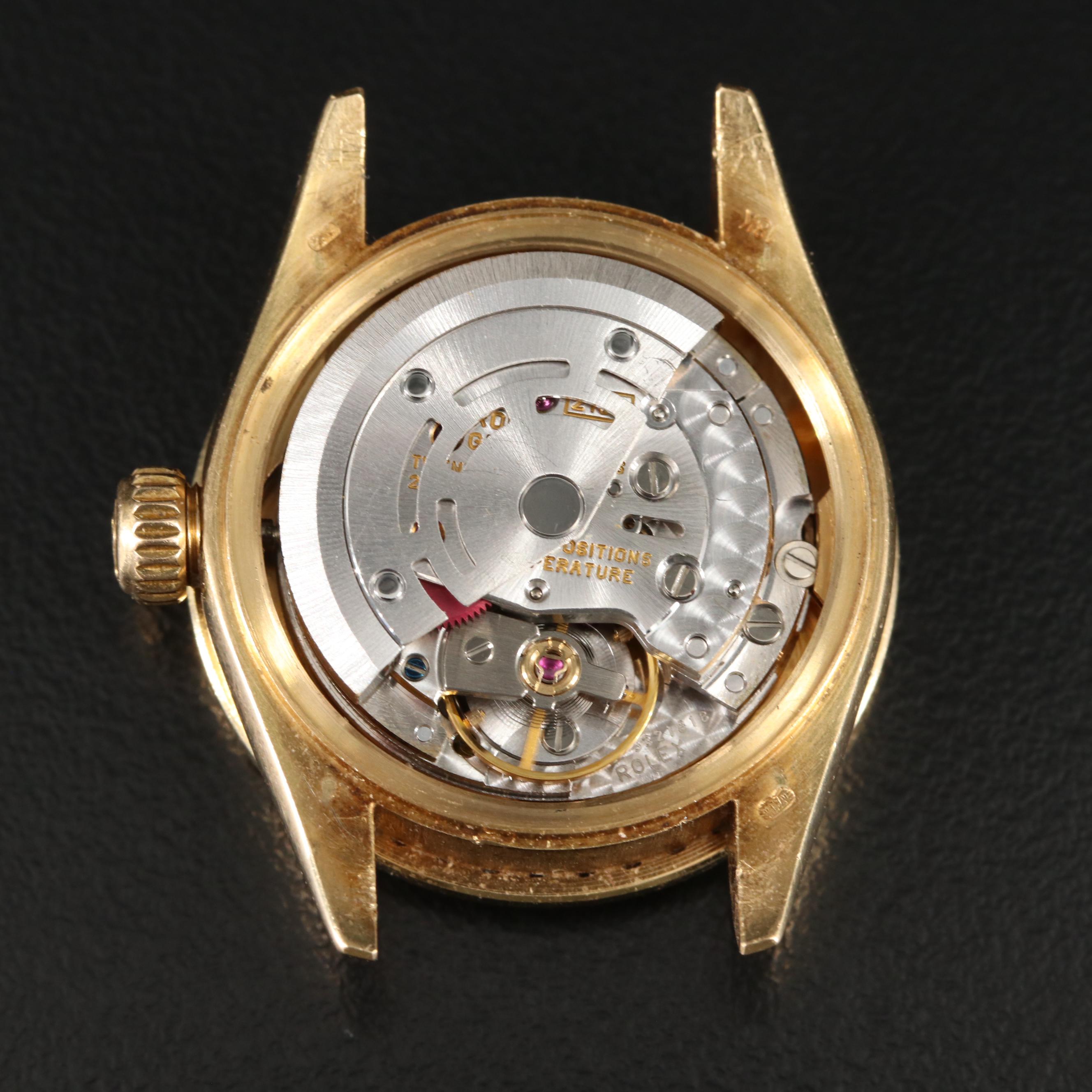 1995 Rolex Custom Diamond Dial and Bezel Datejust President Watch