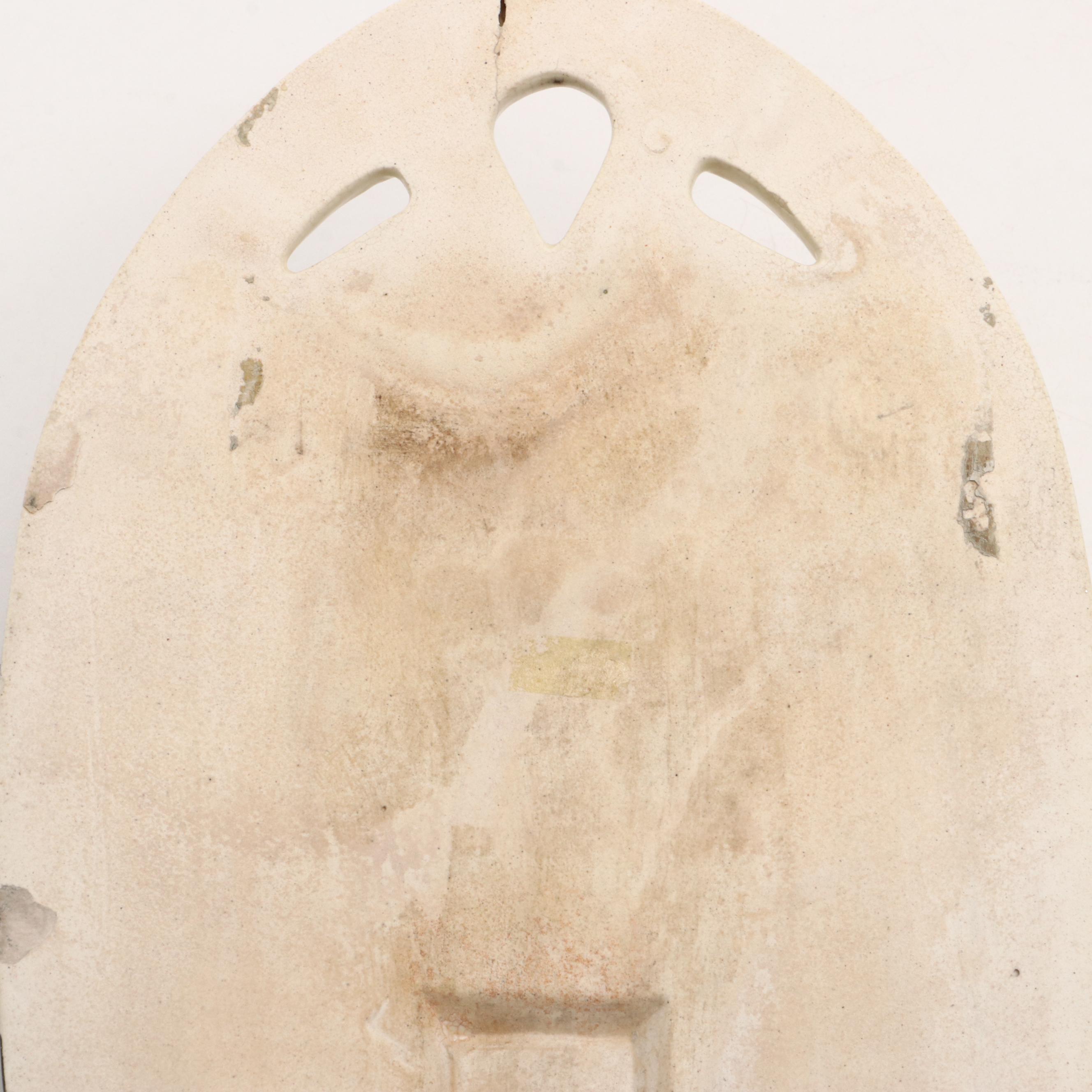 Roseville Pottery Creamware "Persian" Ceramic Wall Pockets, Early 20th Century