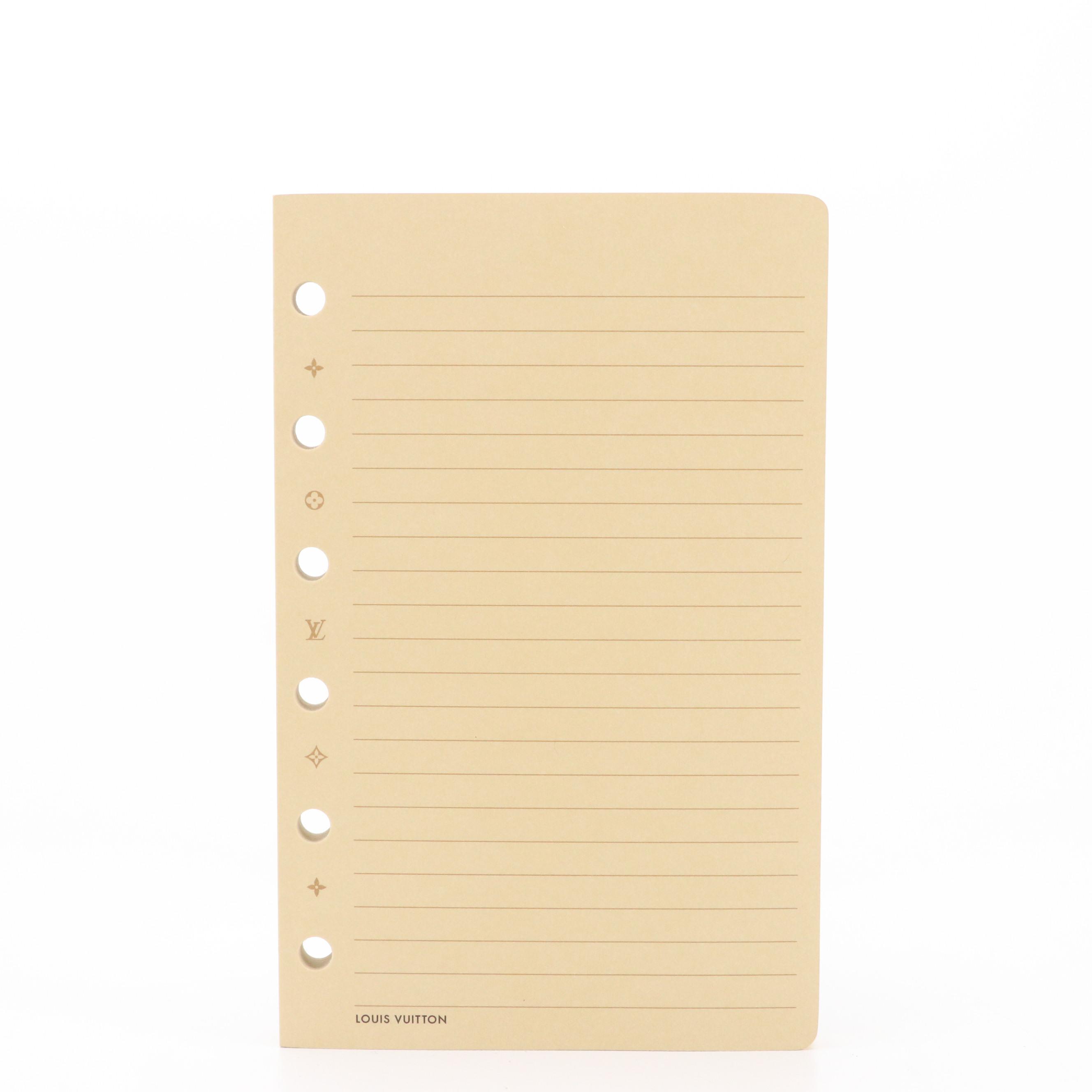 Louis Vuitton Notebook Pages With Packaging