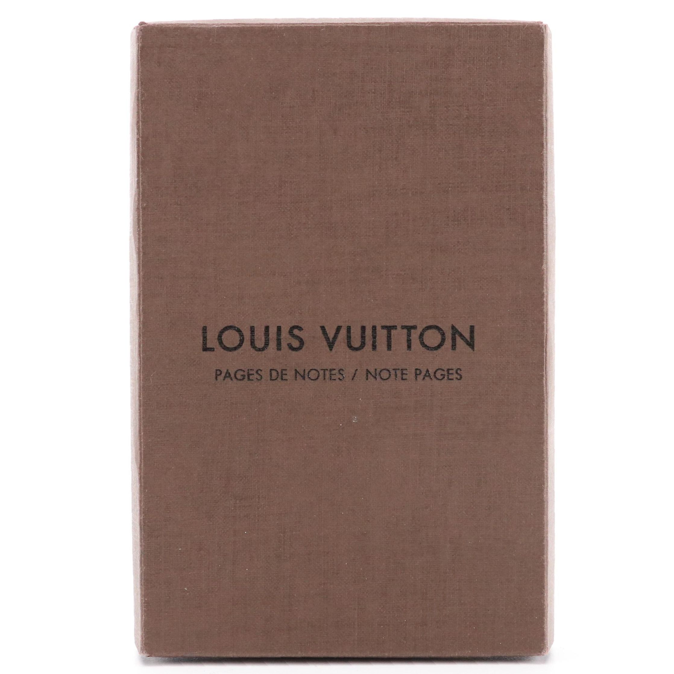 Louis Vuitton Notebook Pages With Packaging