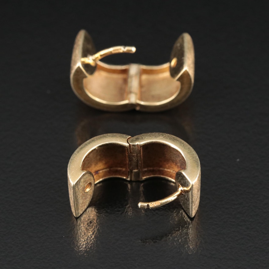 14K Huggie Hoop Earrings | EBTH