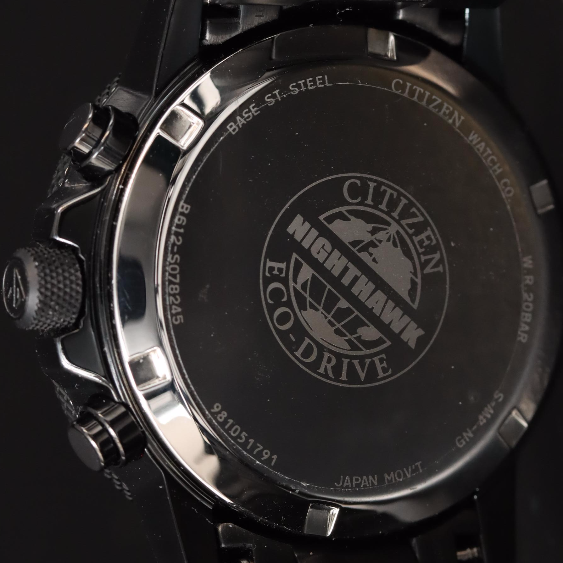Citizen Nighthawk Eco-Drive Chronograph Watch