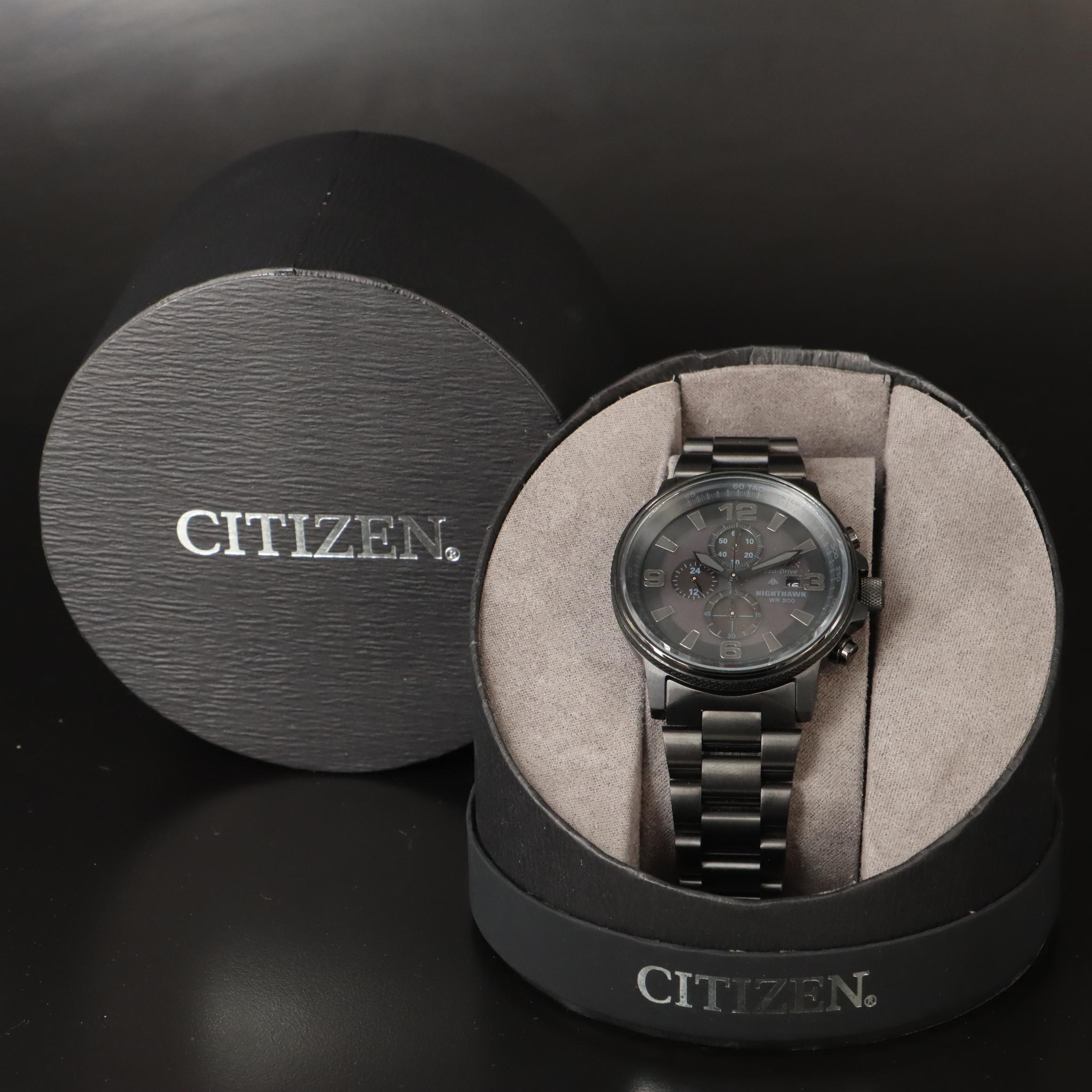 Citizen Nighthawk Eco-Drive Chronograph Watch