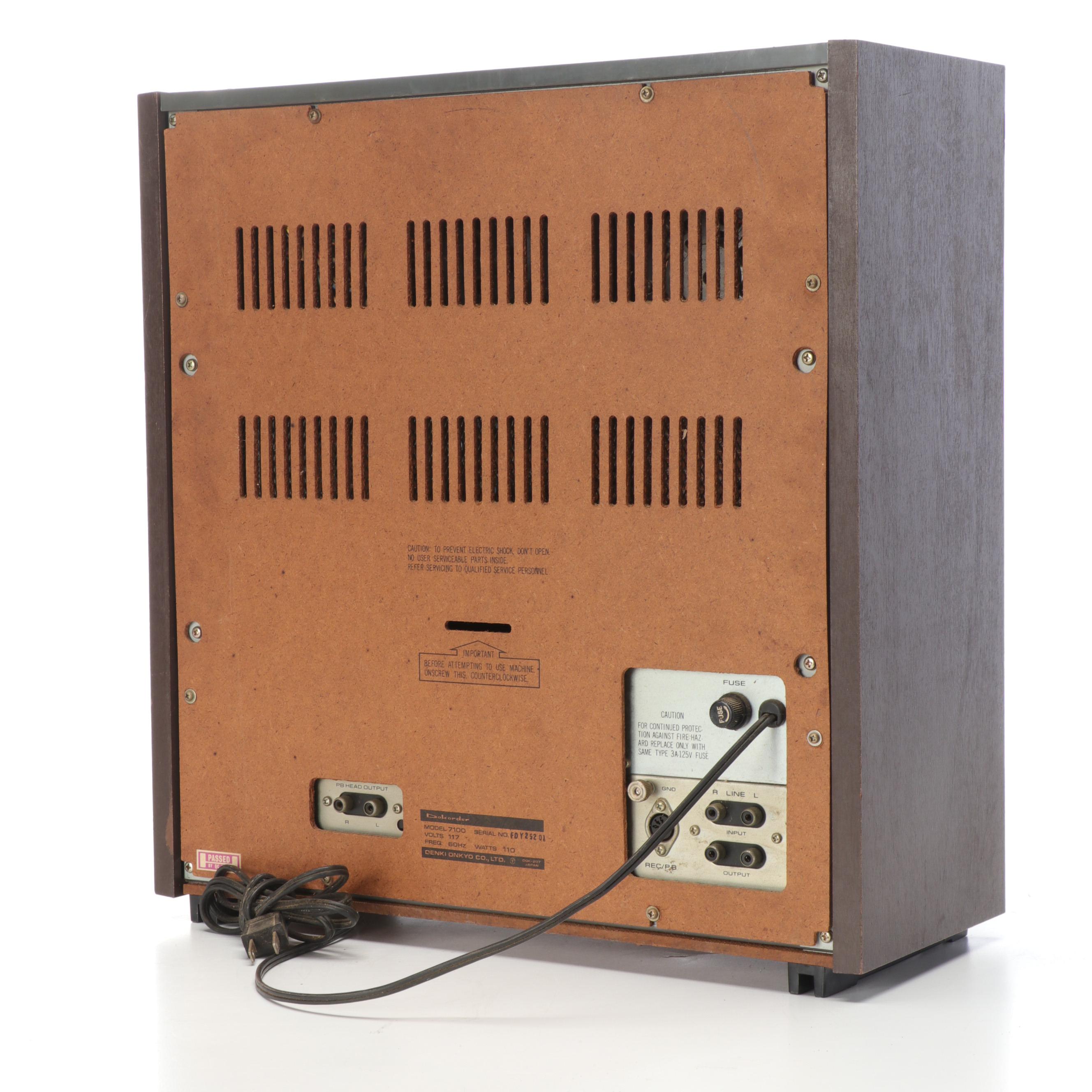 Dokorder 7100 Reel to Teel Tape Recorder and Tapes