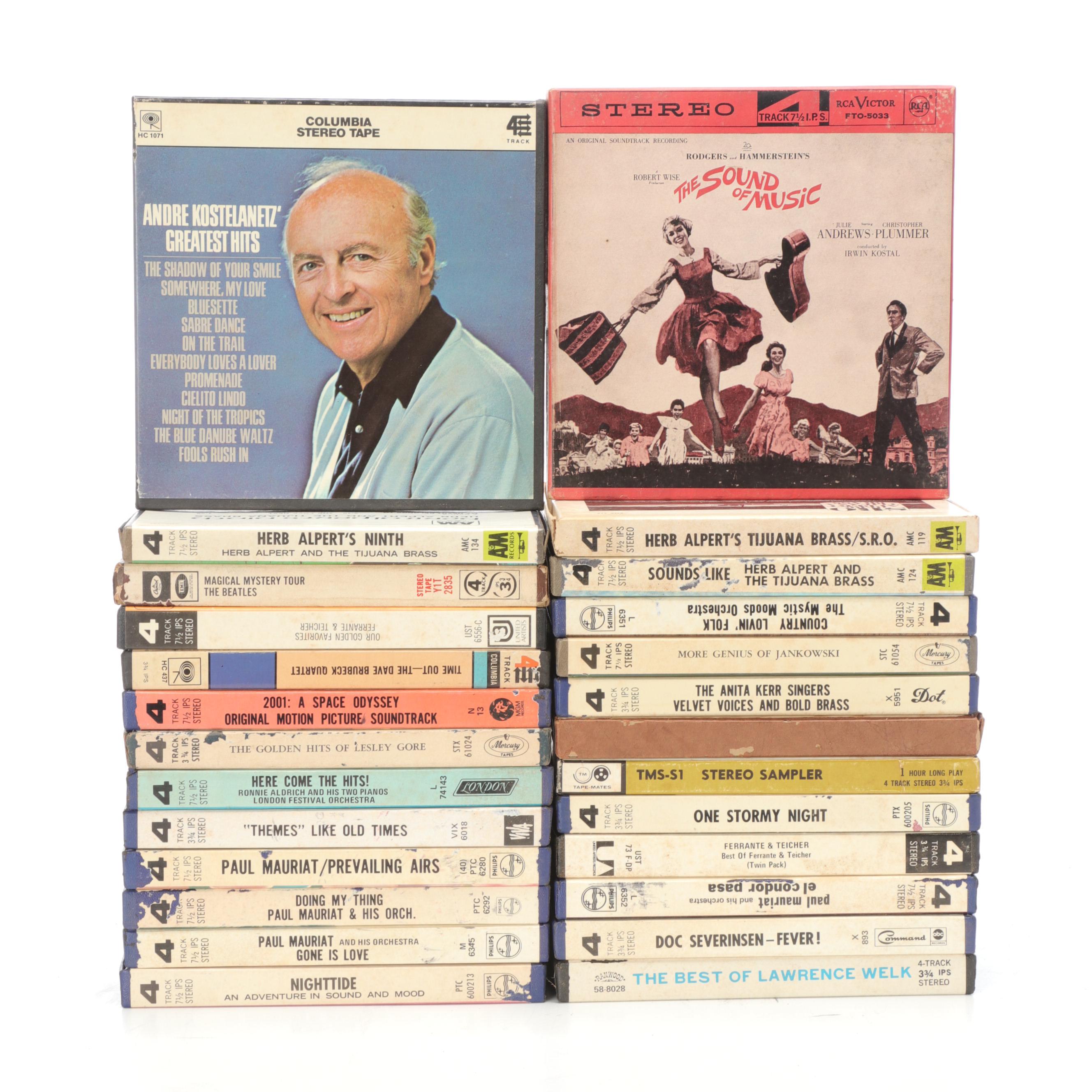 Dokorder 7100 Reel to Teel Tape Recorder and Tapes