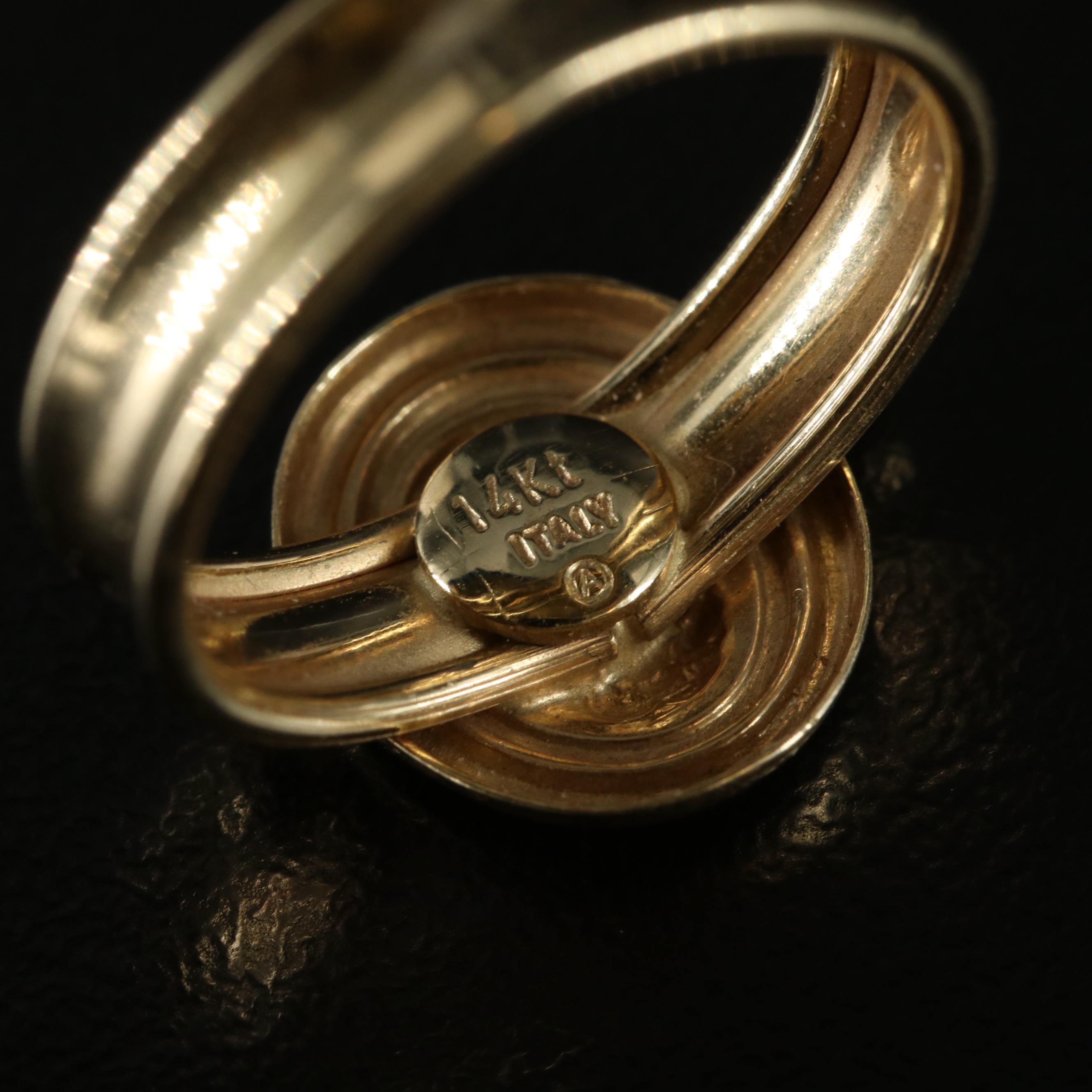 Italian 14K Cameo Ring