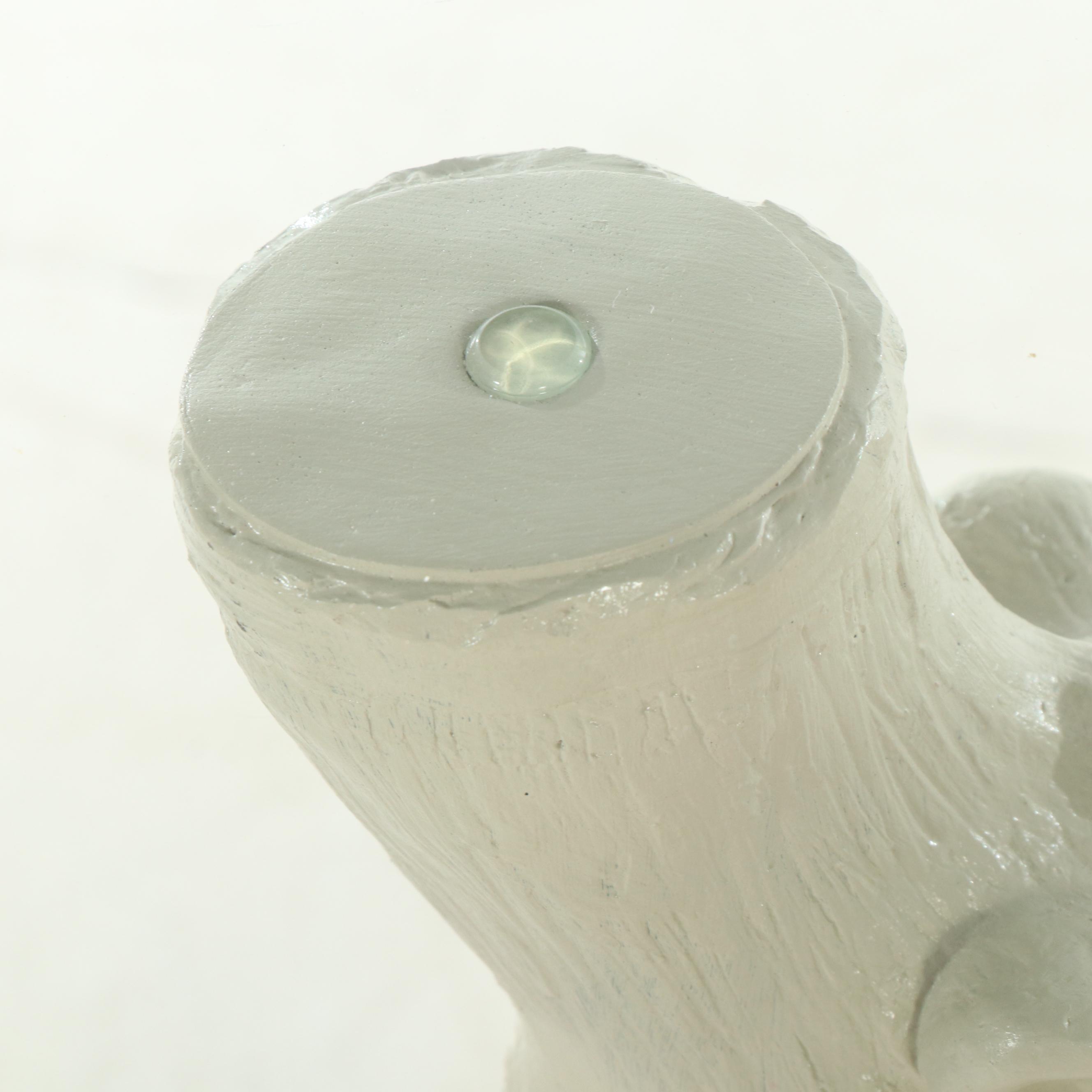 Glass Top Dining Table with Seahorse Shaped Pedestal Base