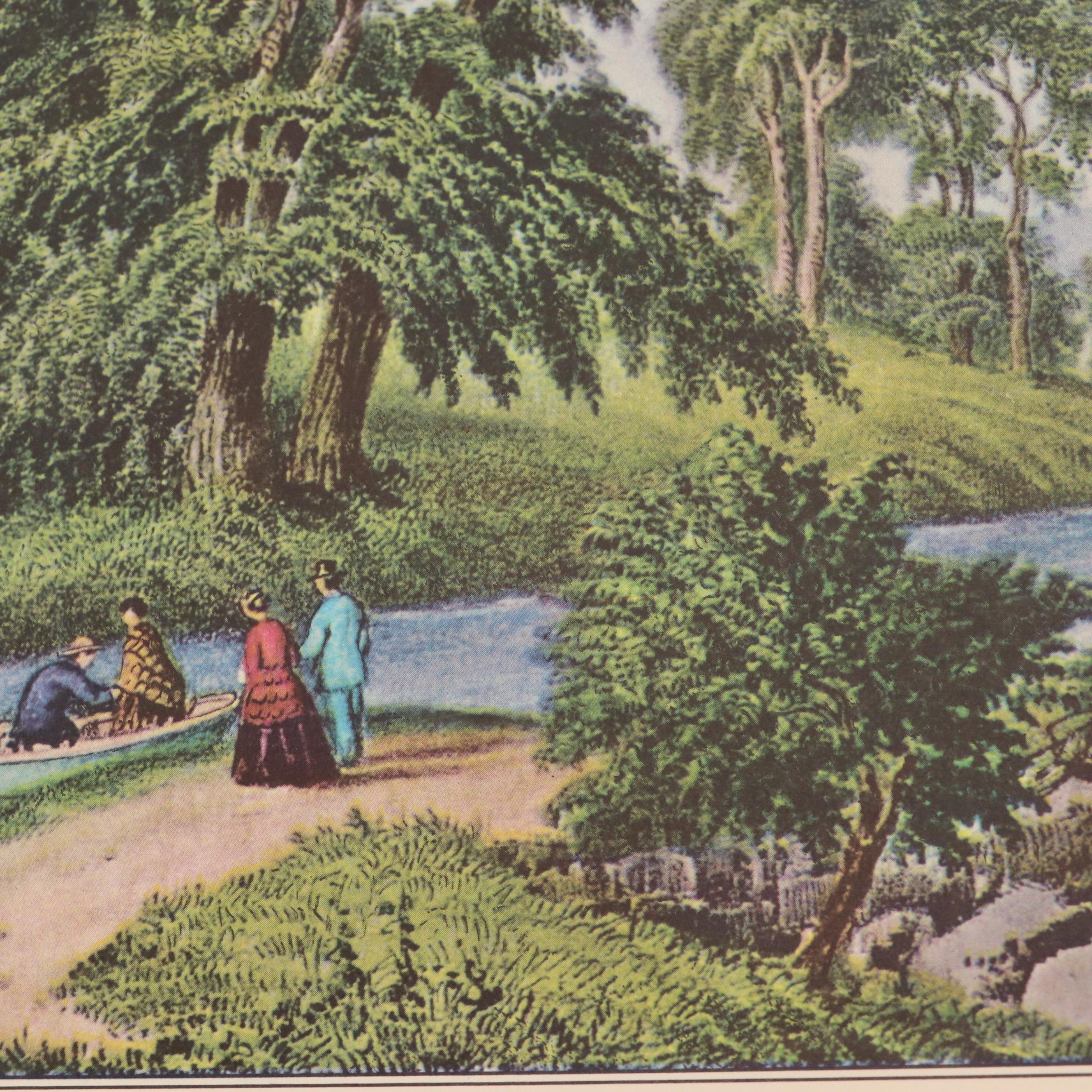 Loose Leaf 1971 "The Travelers Currier & Ives Calendar"