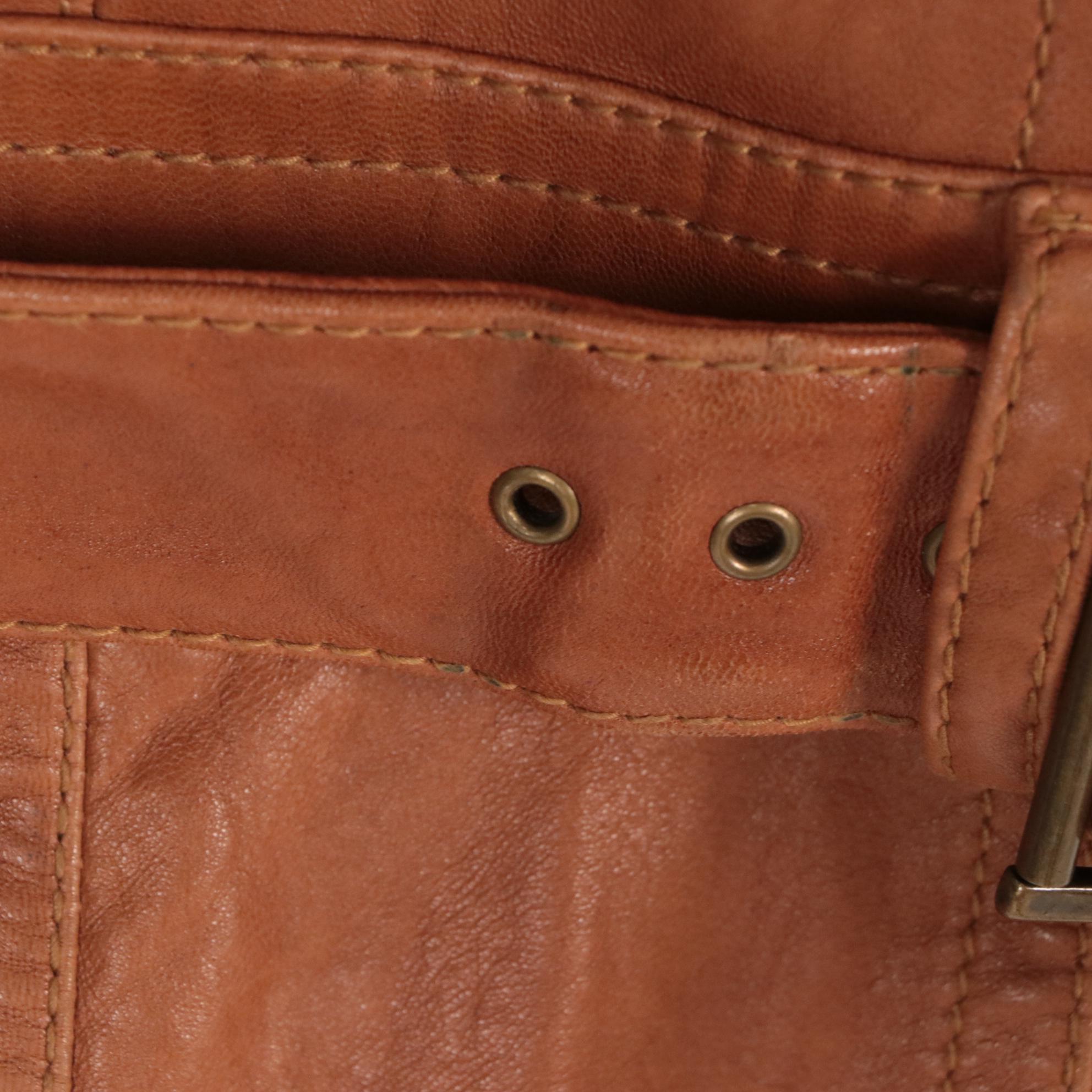 Ralph Lauren Blazer in Lambskin Leather and Anne Klein Jacket in Brown Leather