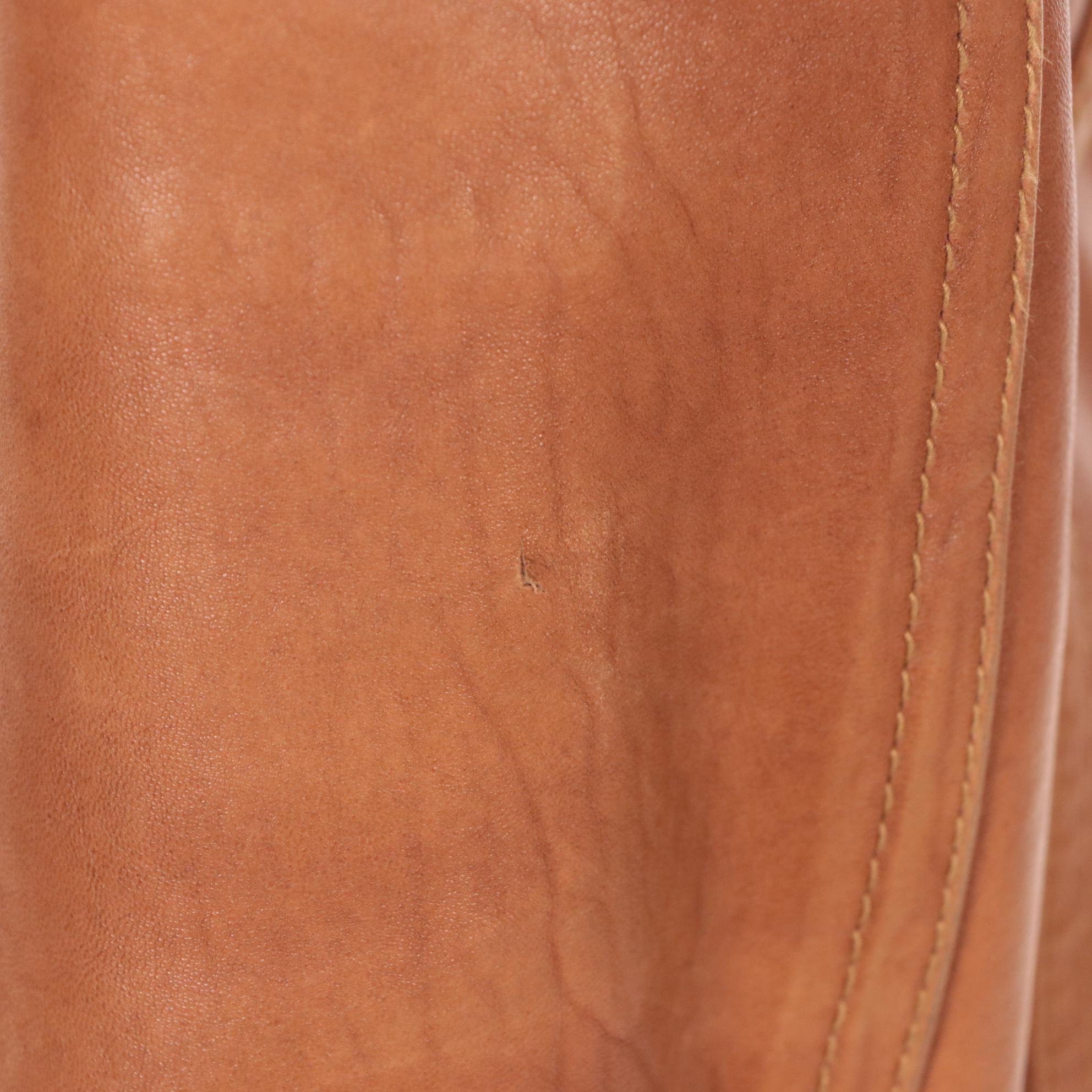 Ralph Lauren Blazer in Lambskin Leather and Anne Klein Jacket in Brown Leather