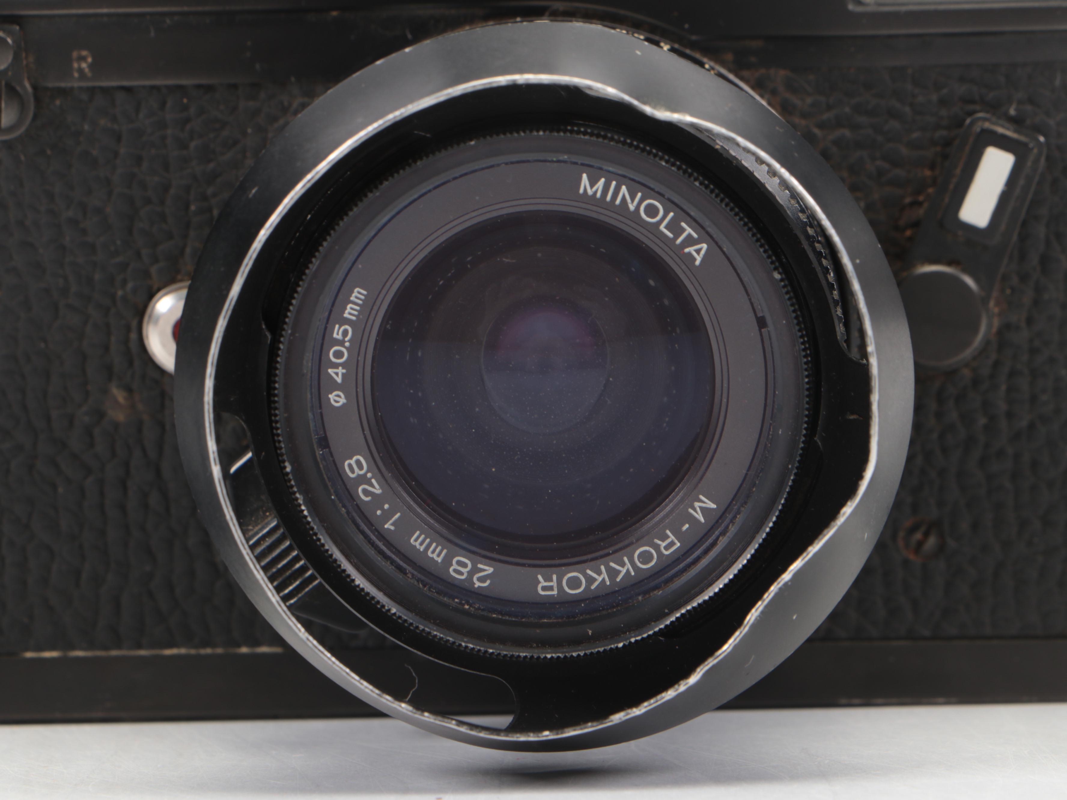 Leica M4-2 Camera with Minolta Camera Lens with More Accessories