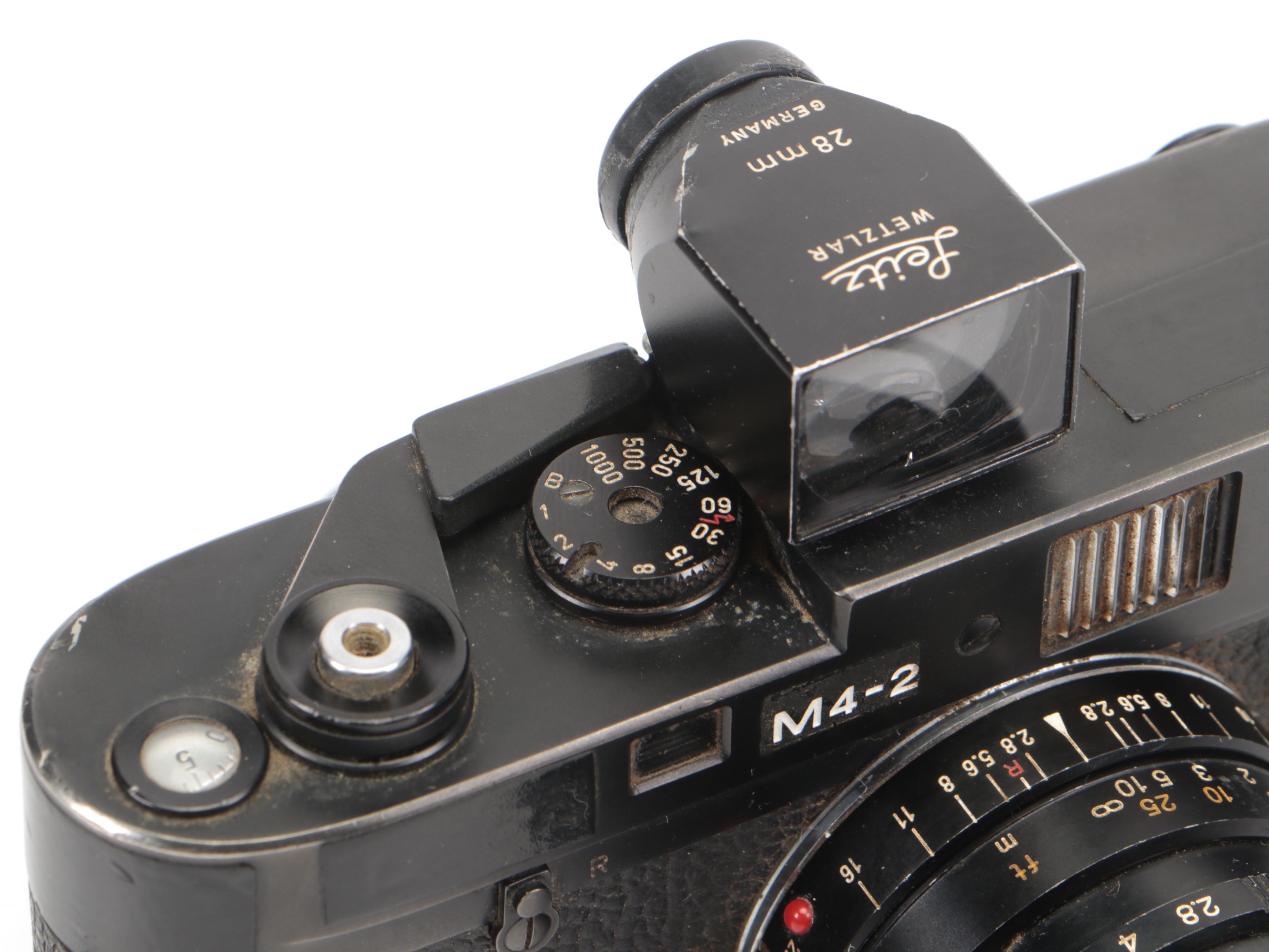 Leica M4-2 Camera with Minolta Camera Lens with More Accessories