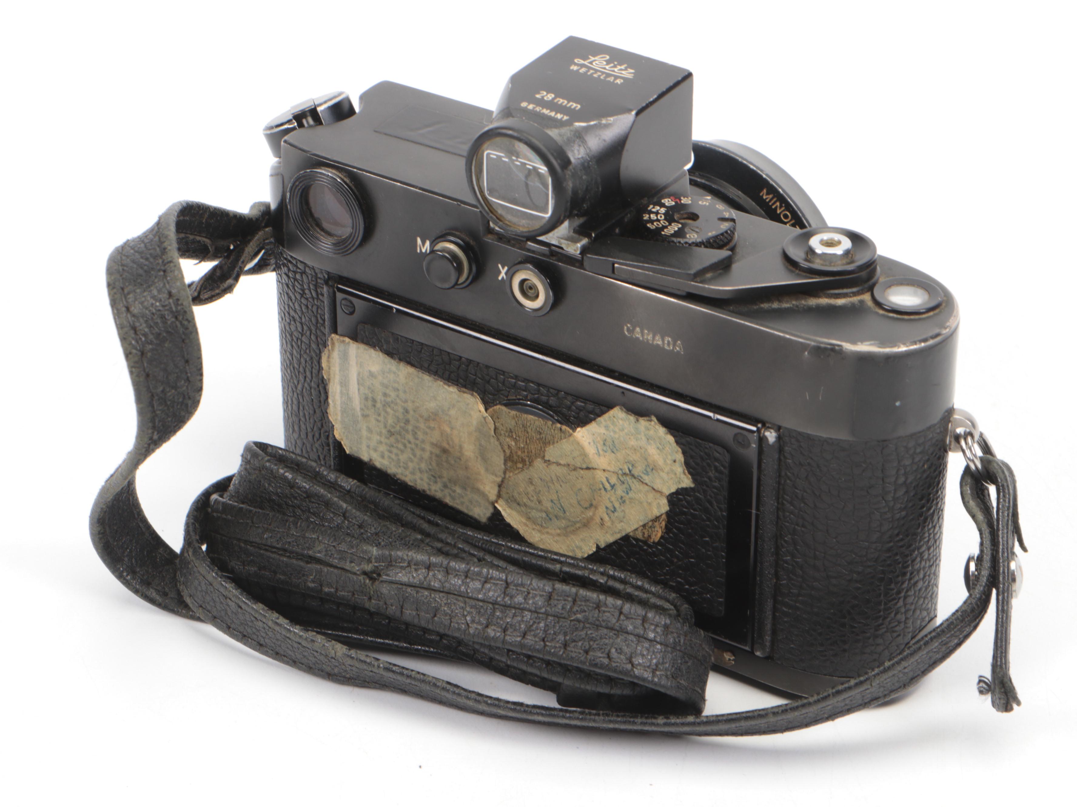 Leica M4-2 Camera with Minolta Camera Lens with More Accessories