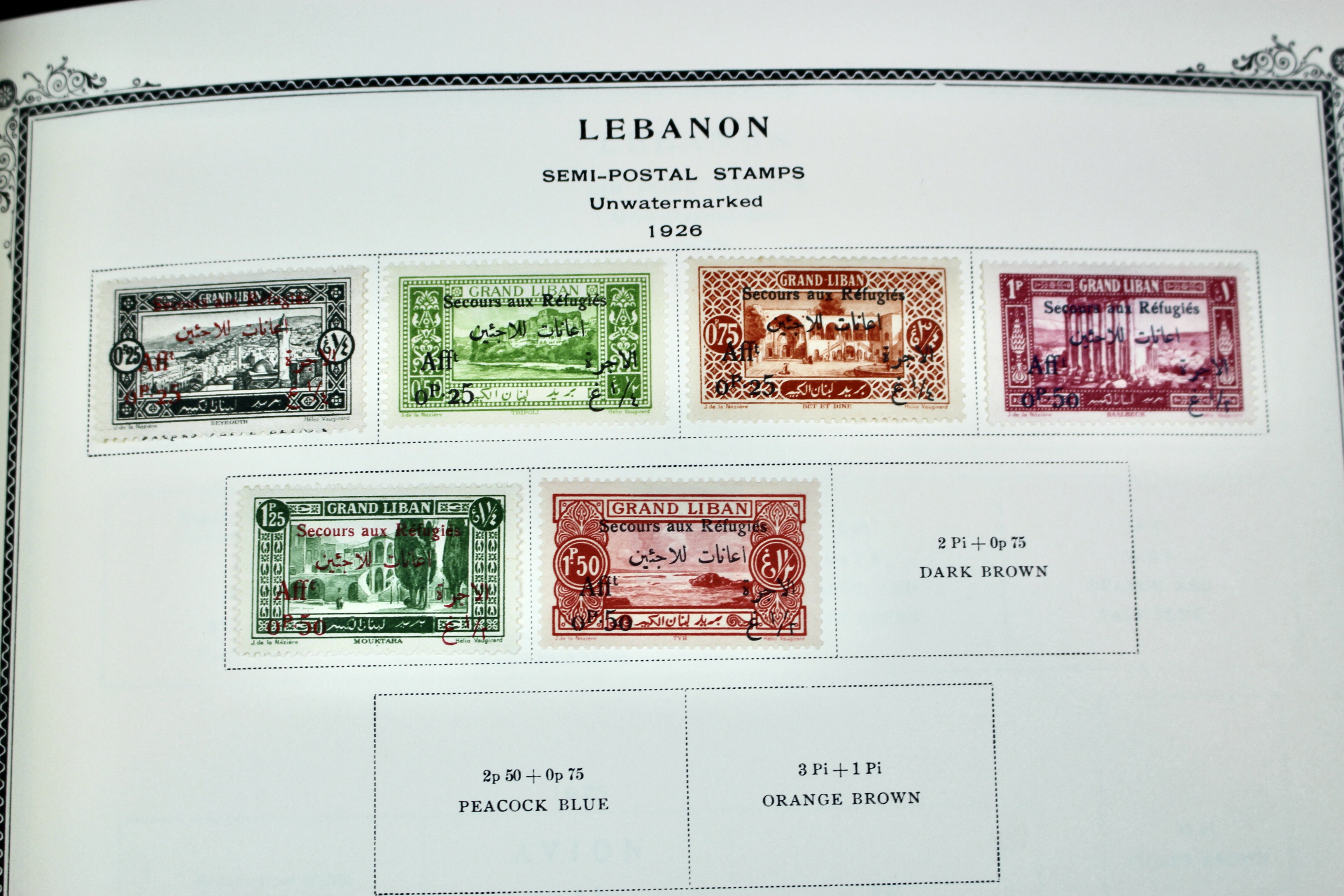 Scott Specialty Stamp Album Containing French Colony Stamps