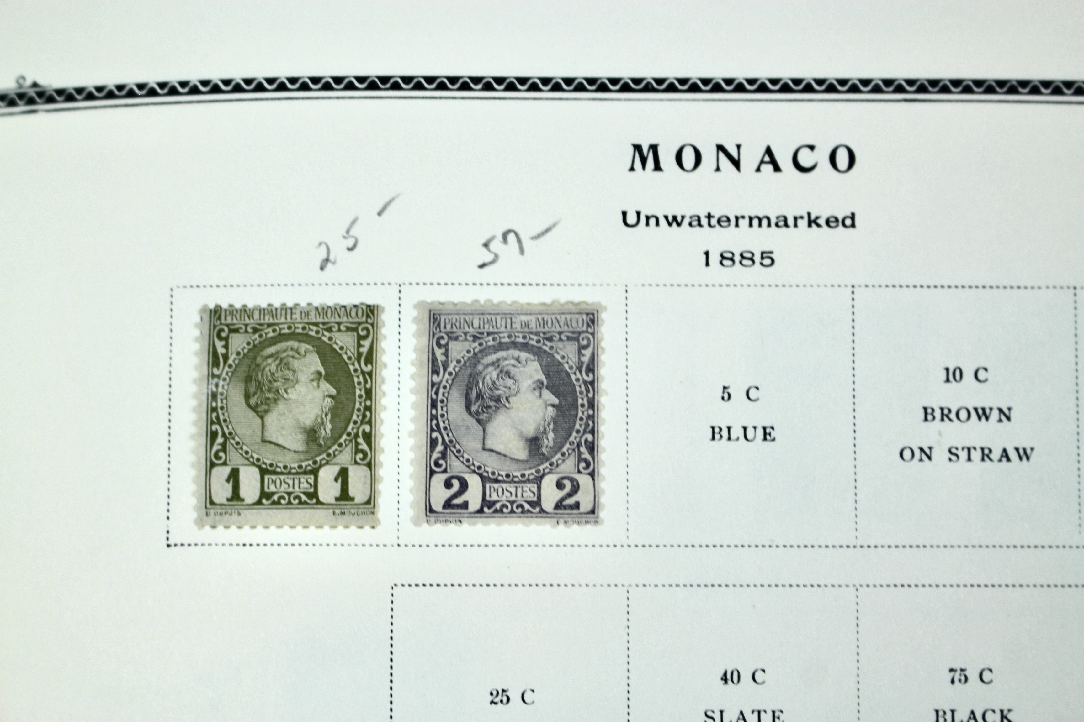 Scott Specialty Stamp Album Containing French Colony Stamps