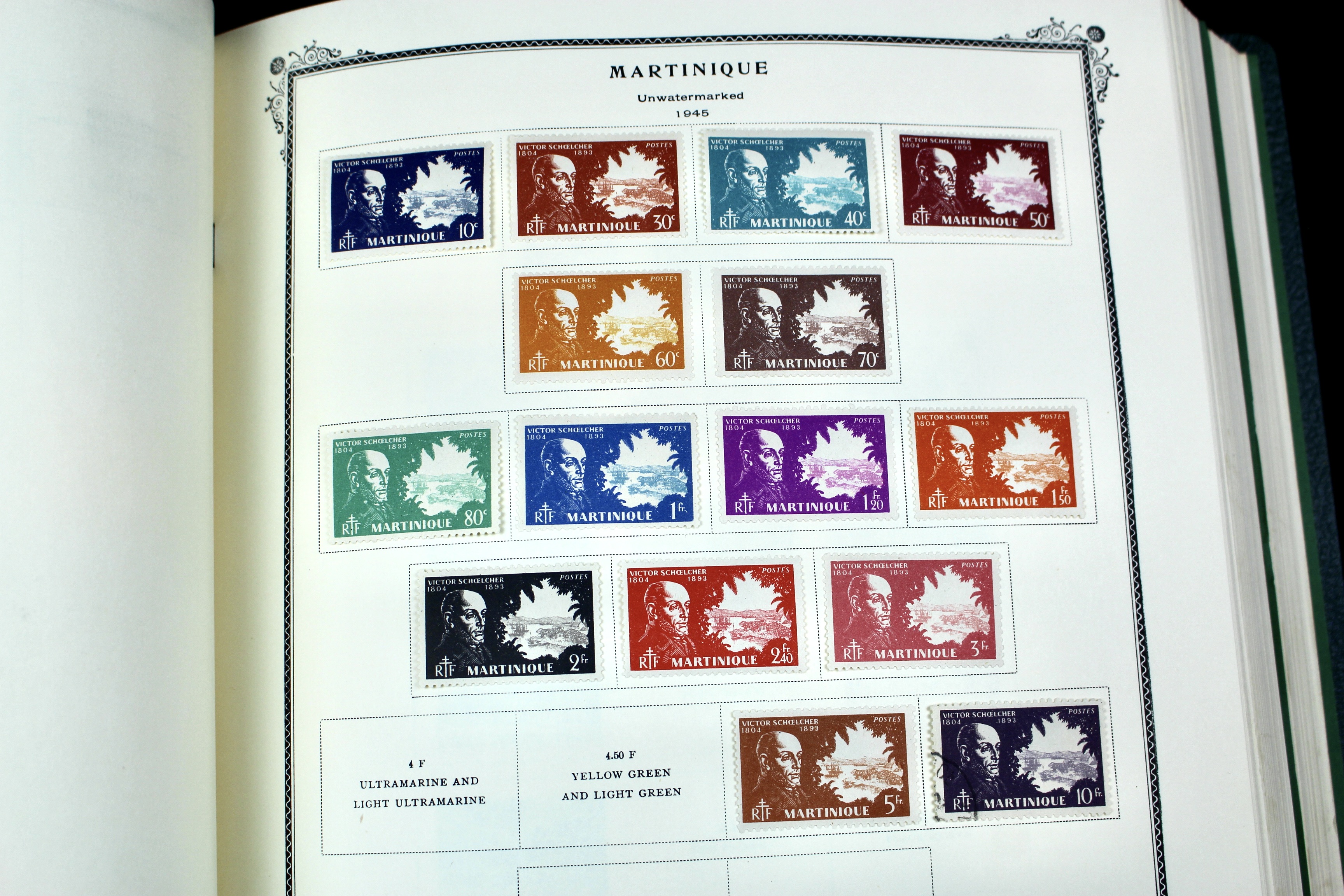 Scott Specialty Stamp Album Containing French Colony Stamps