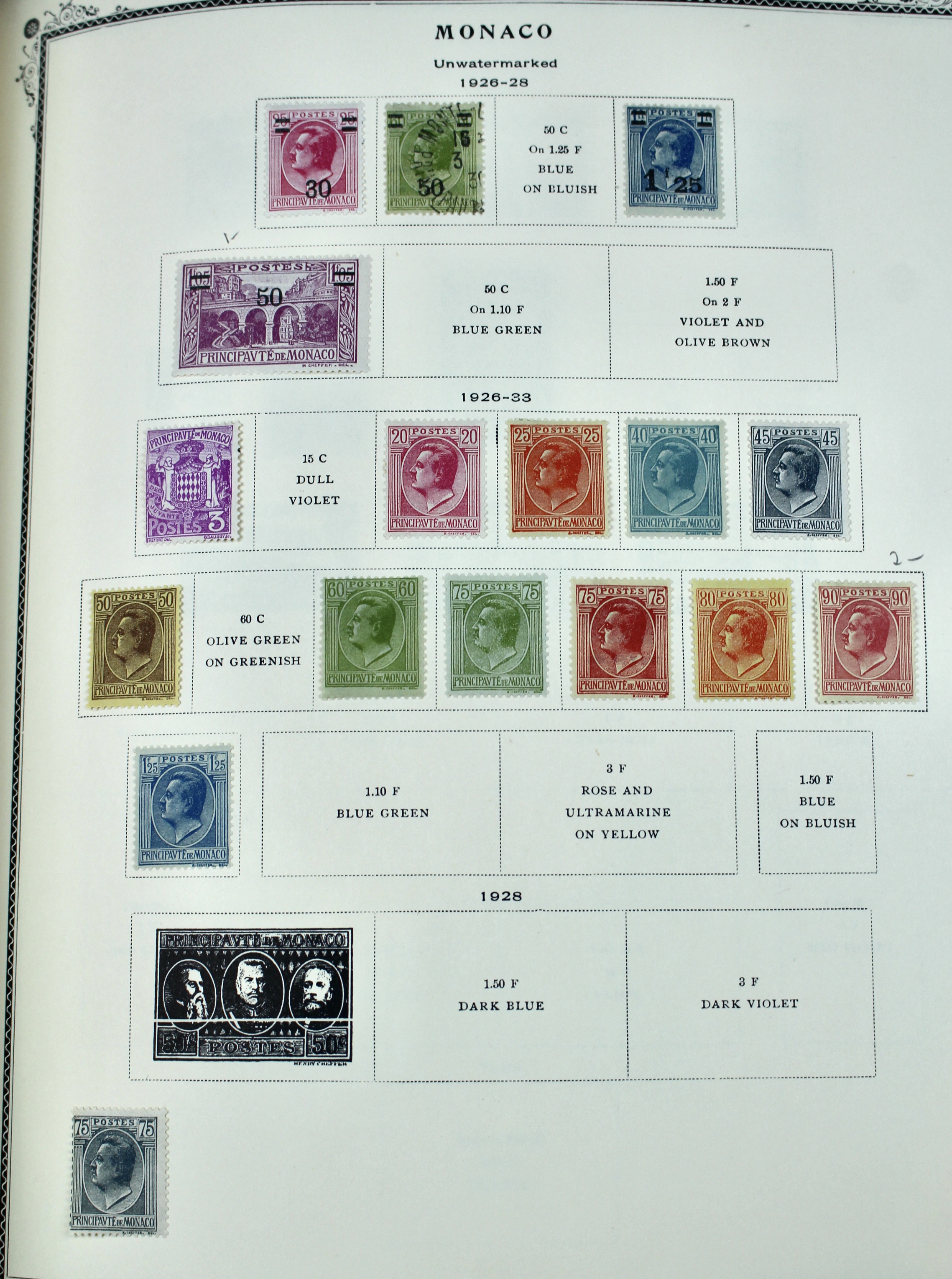 Scott Specialty Stamp Album Containing French Colony Stamps