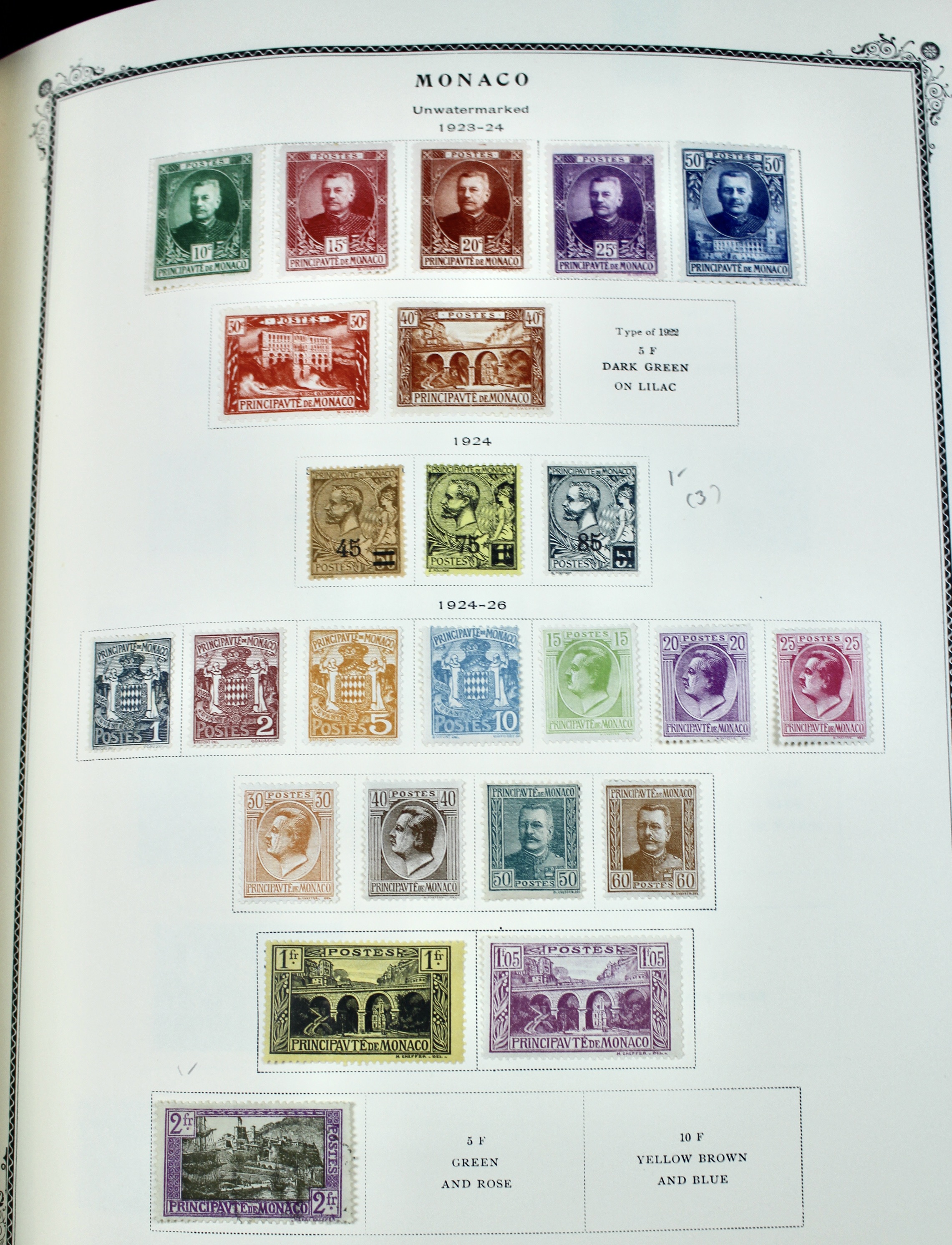 Scott Specialty Stamp Album Containing French Colony Stamps