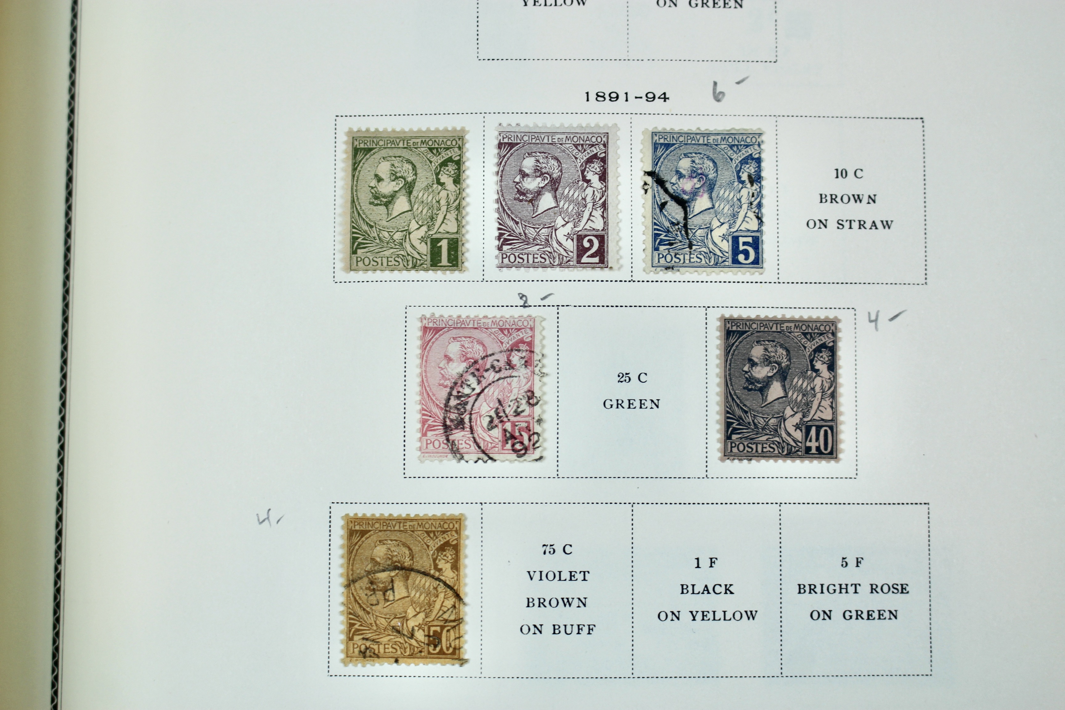 Scott Specialty Stamp Album Containing French Colony Stamps