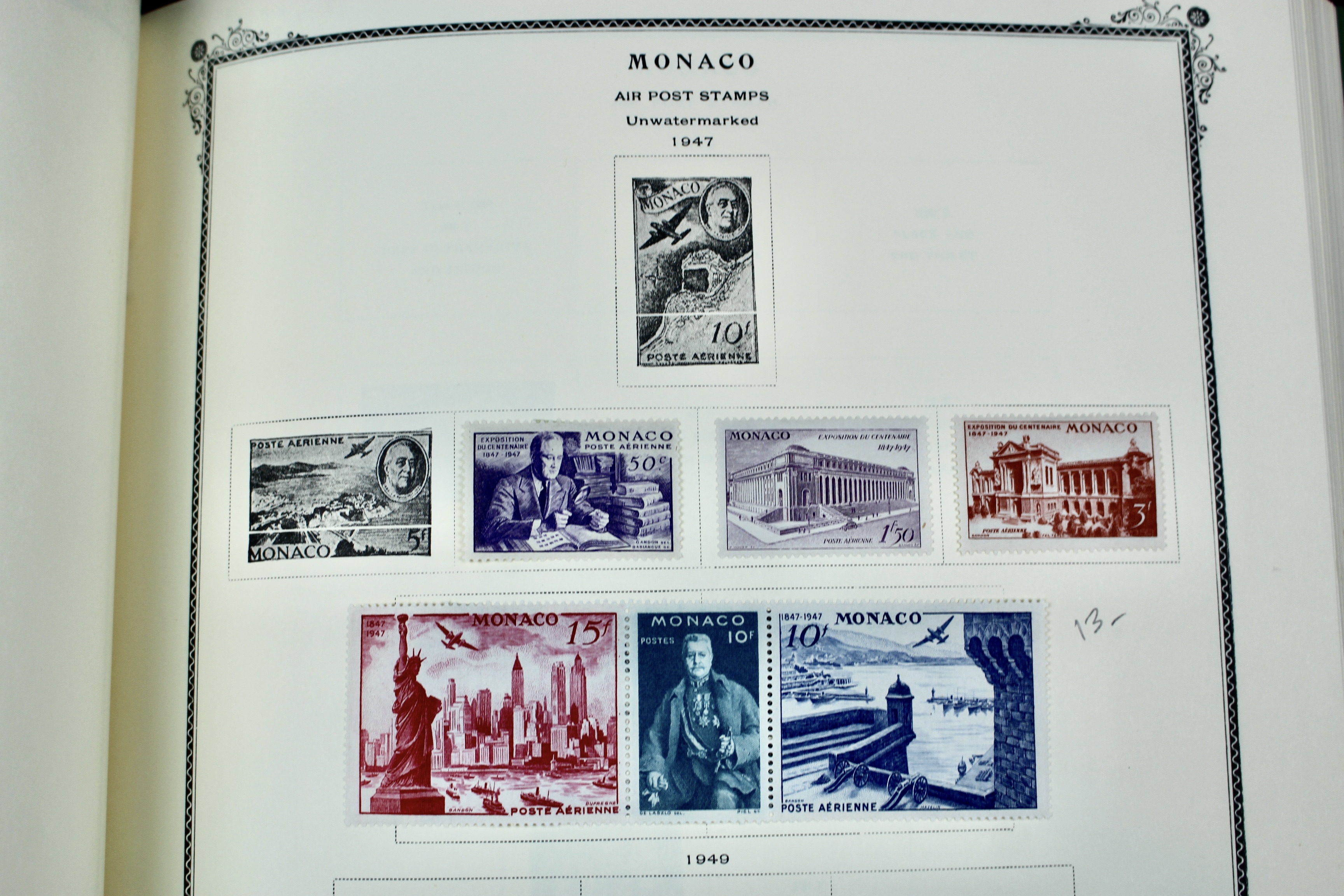 Scott Specialty Stamp Album Containing French Colony Stamps