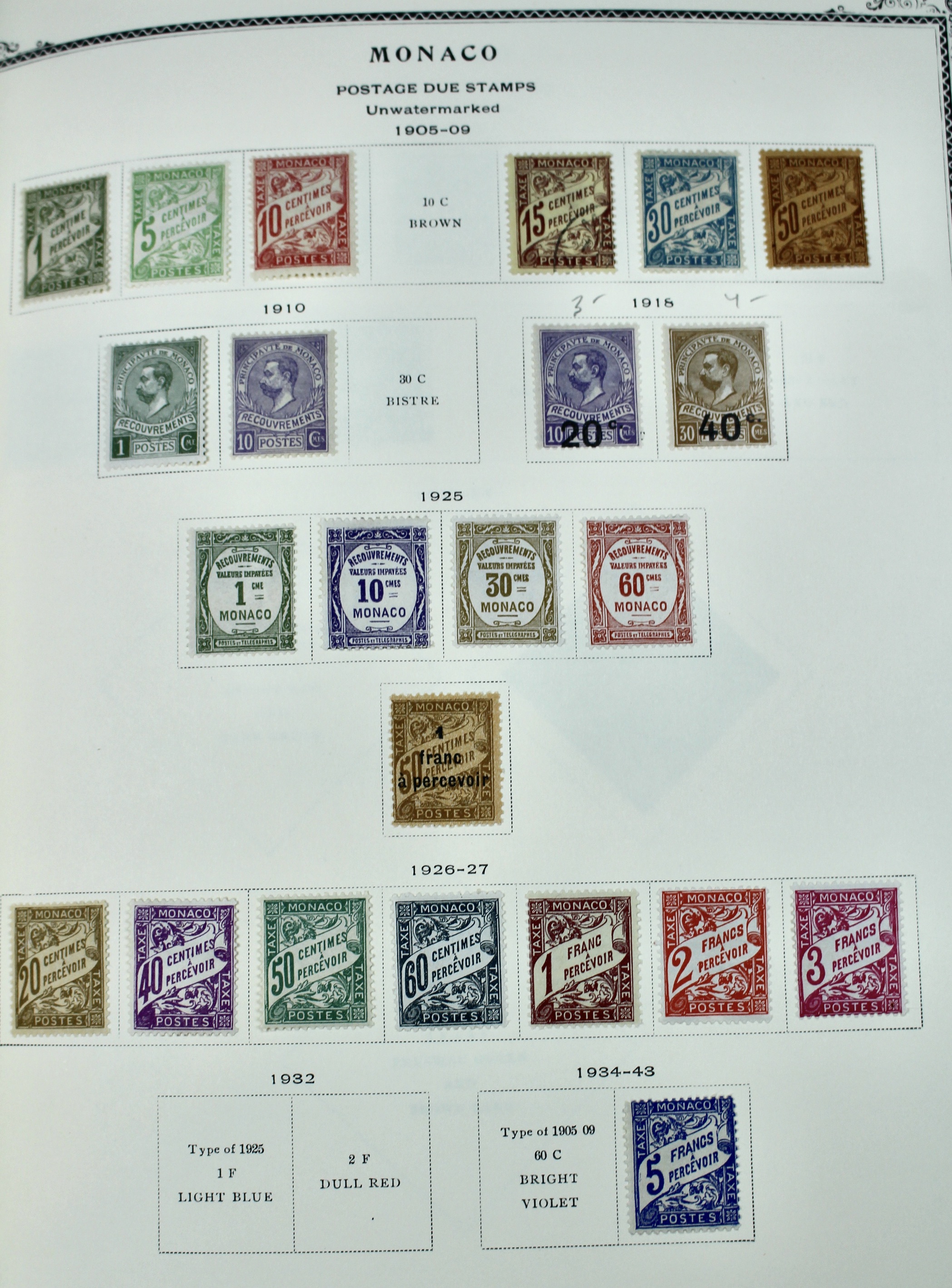 Scott Specialty Stamp Album Containing French Colony Stamps