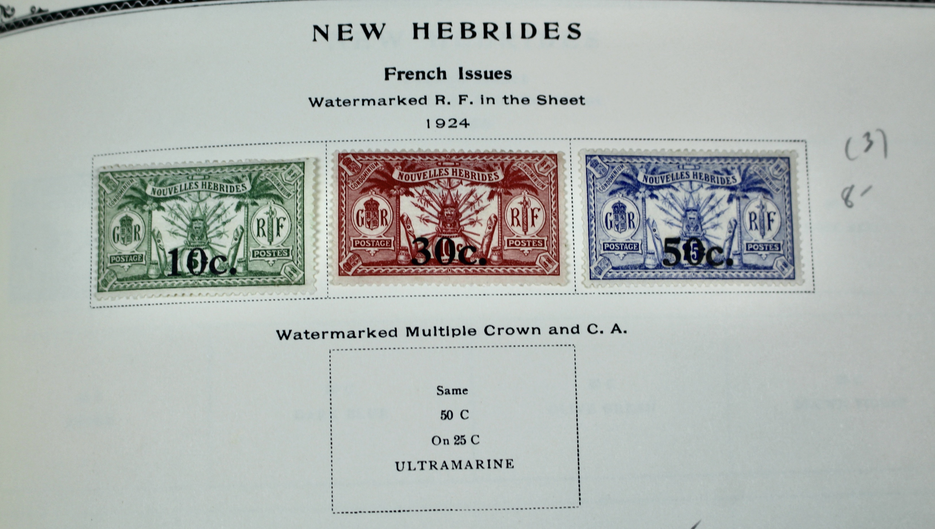 Scott Specialty Stamp Album Containing French Colony Stamps