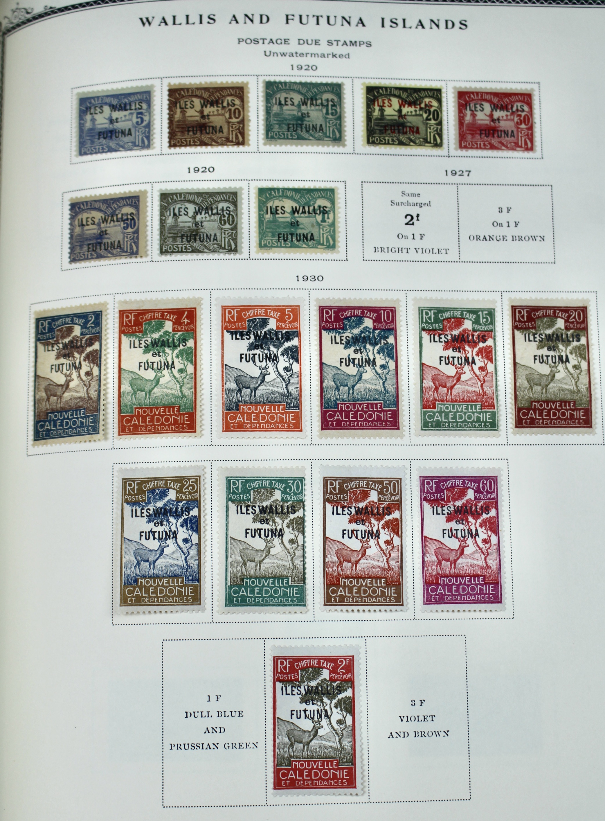 Scott Specialty Stamp Album Containing French Colony Stamps