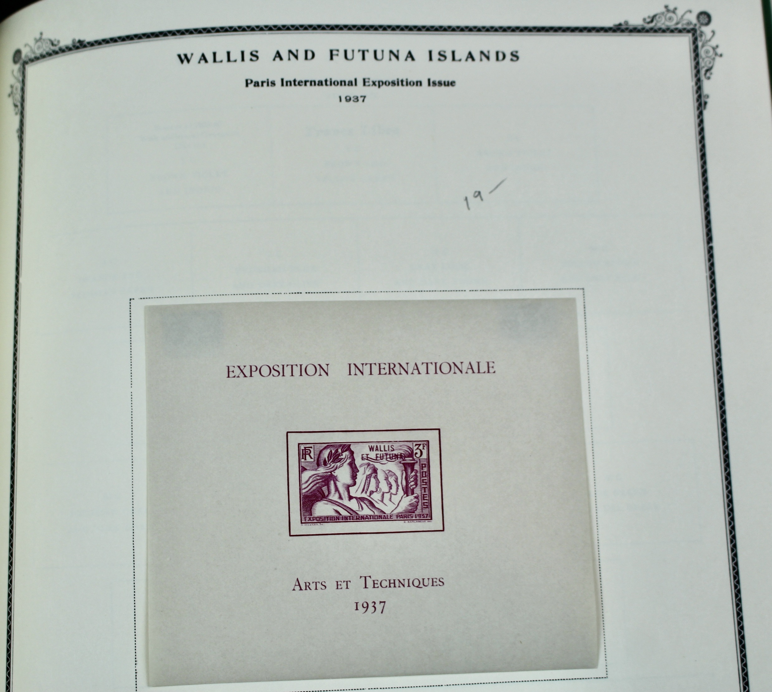 Scott Specialty Stamp Album Containing French Colony Stamps
