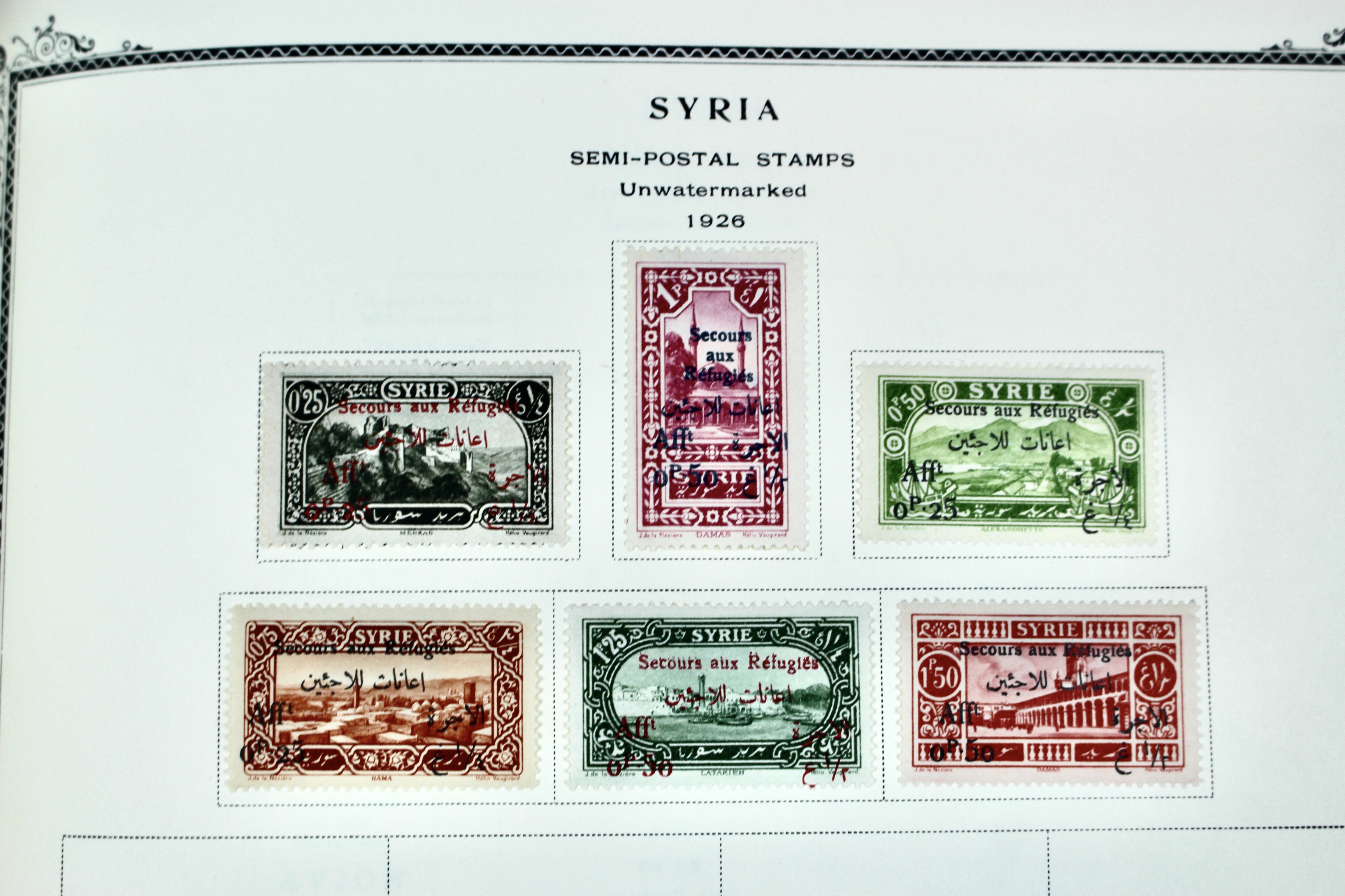 Scott Specialty Stamp Album Containing French Colony Stamps