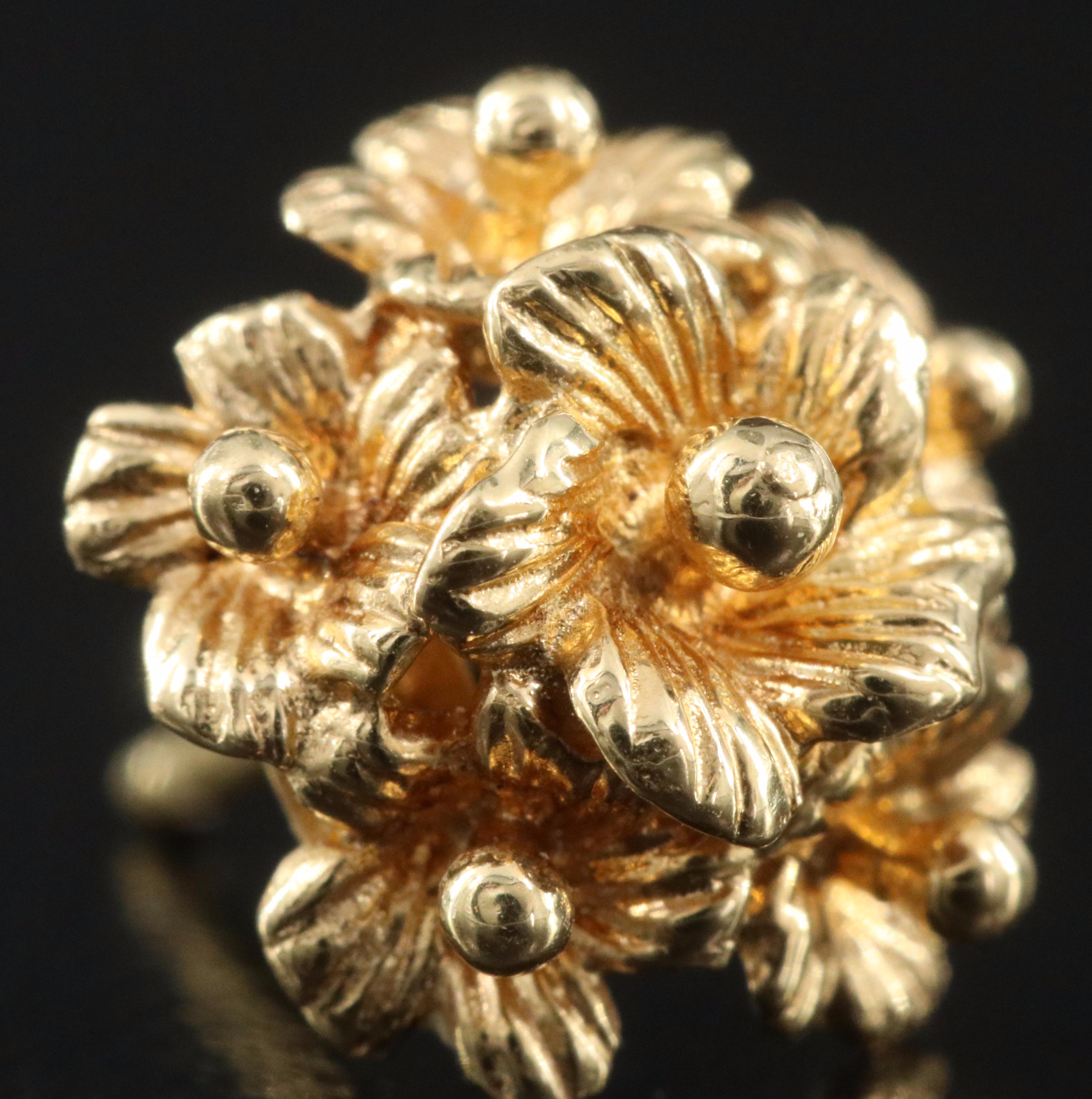 Carl Bucherer 18K Floral Bouquet Earrings