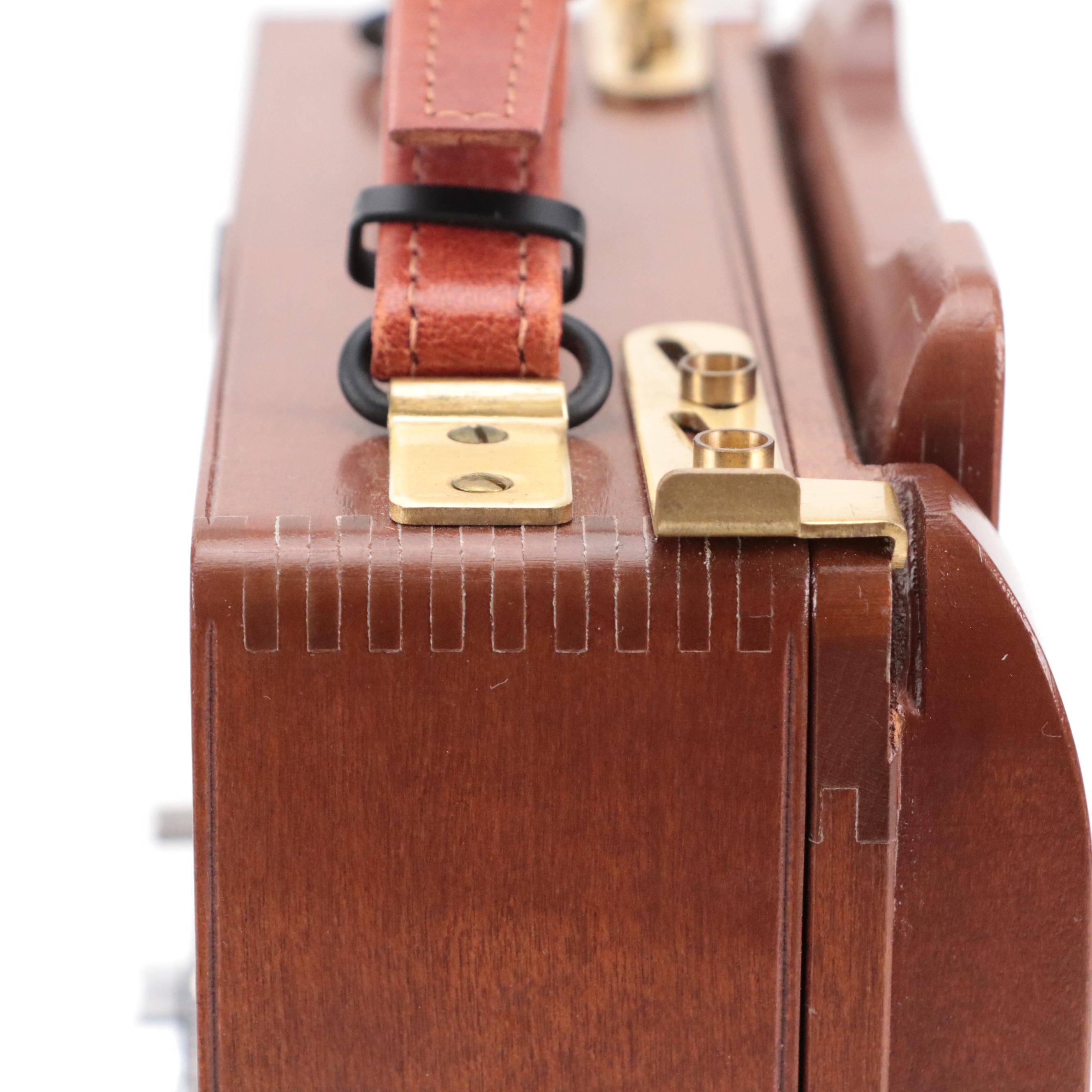 Wista Folding Plate Bellows Camera with Canvas Camera Bag and More