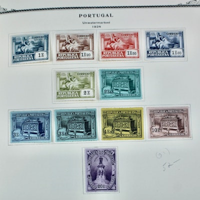 Portugal and Colonies Postage Stamp Collection in Scott's Specialized Album