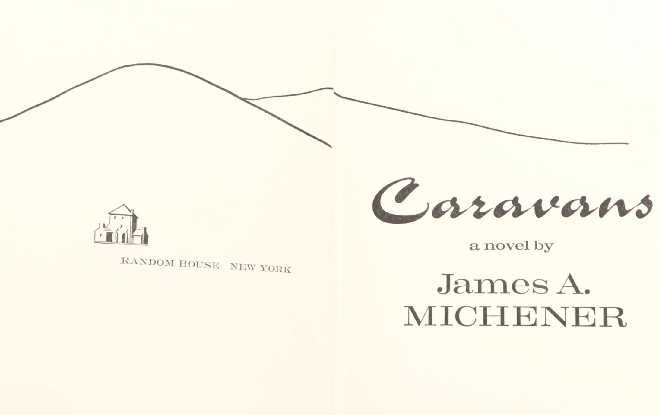 Signed First Edition James Michener Novels with "Caribbean" and "Chesapeake"