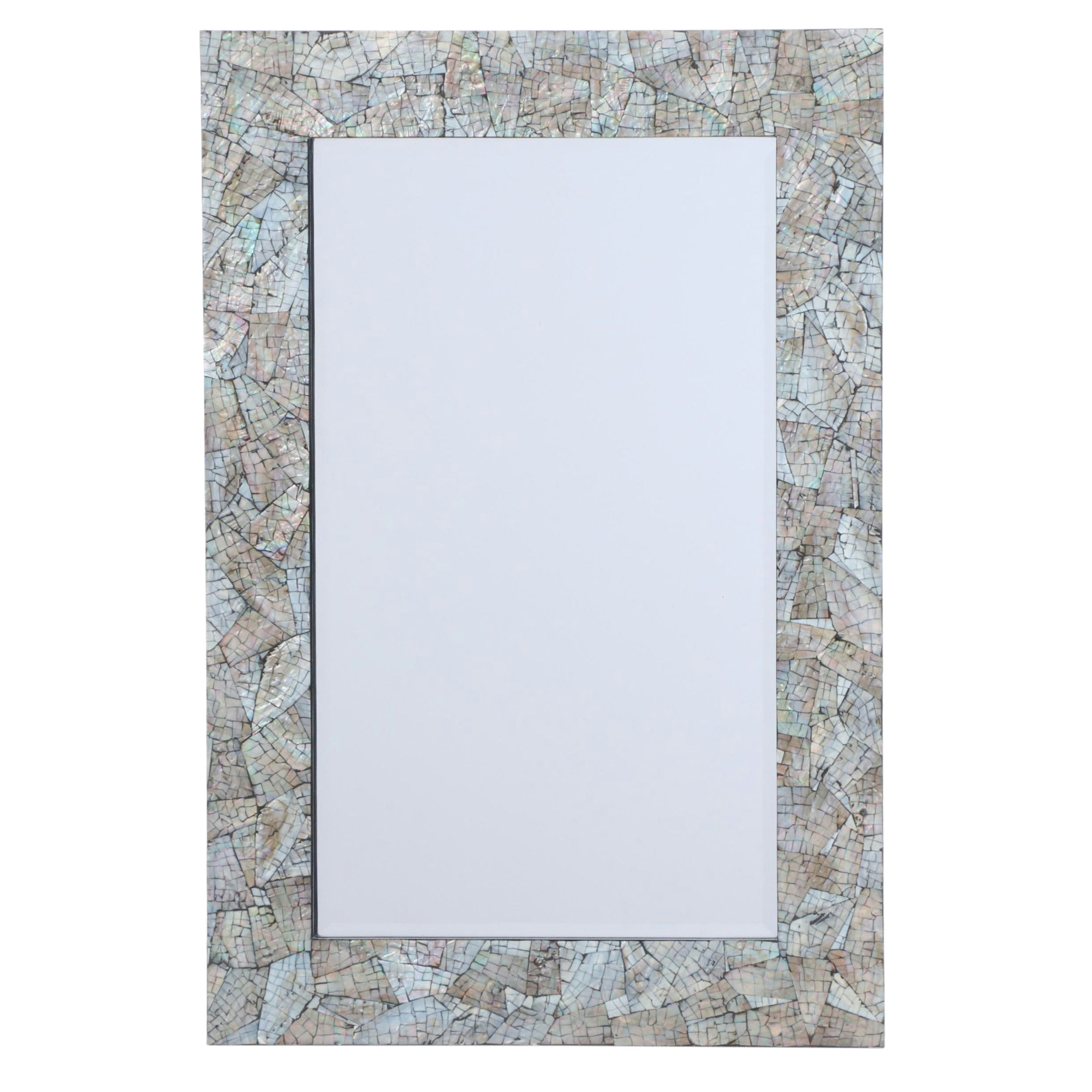Pier 1 Imports Mosaic Abalone Shell Frame Wall Mirror