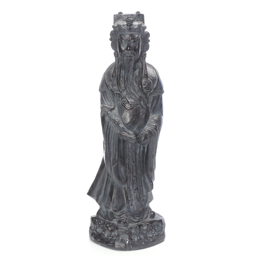 Alva Museum Replicas "God of Health and Prosperity" Plaster Statue
