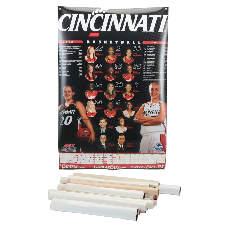University of Cincinnati Baseball and Football Posters with More
