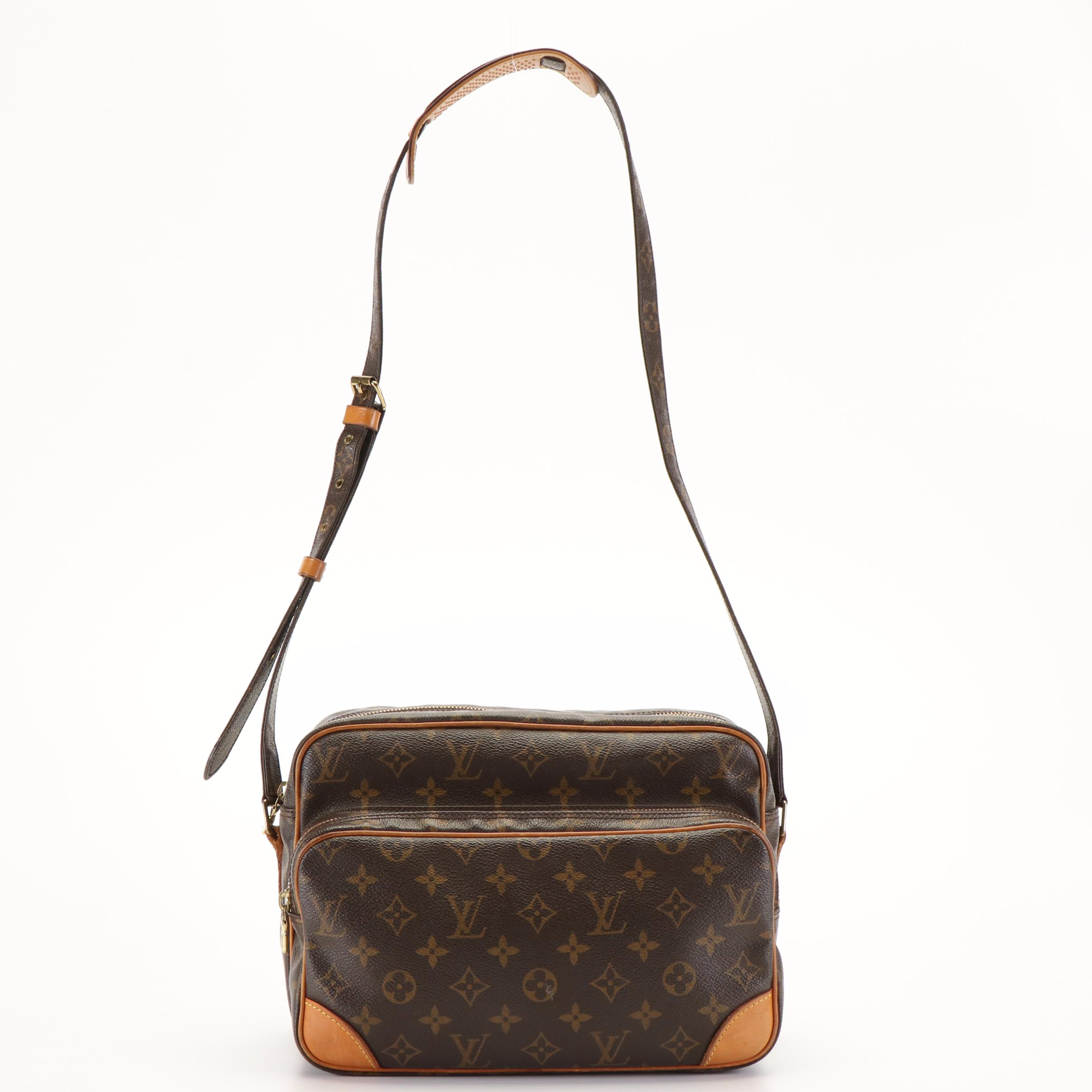 Louis Vuitton Nile Crossbody Messenger Bag in Monogram Coated Canvas