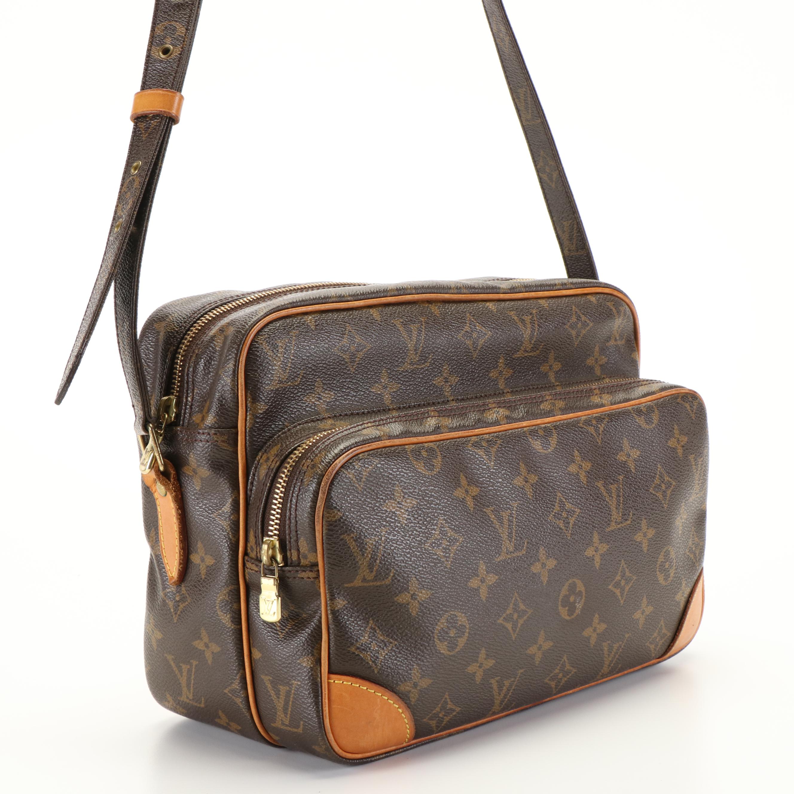 Louis Vuitton Nile Crossbody Messenger Bag in Monogram Coated Canvas