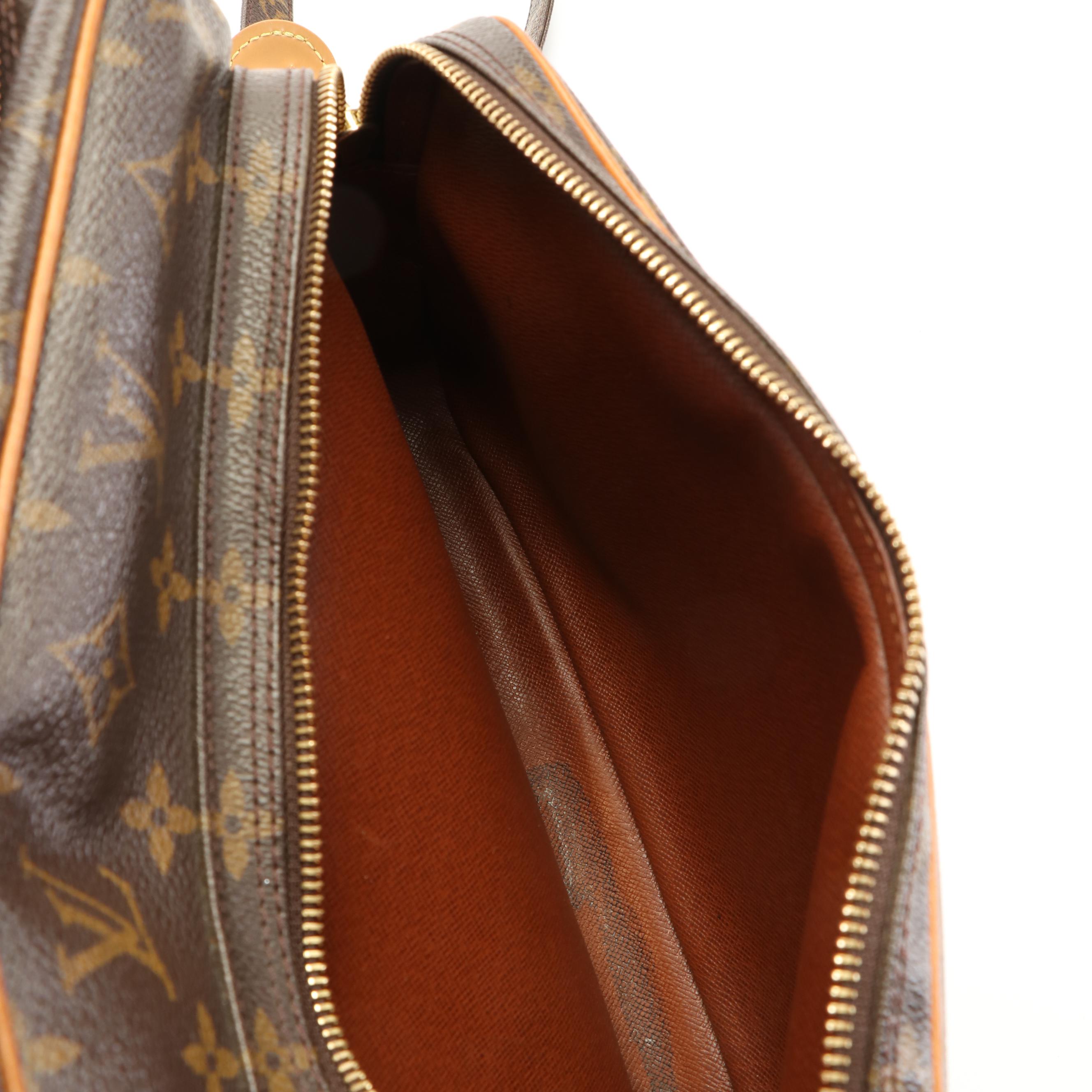 Louis Vuitton Nile Crossbody Messenger Bag in Monogram Coated Canvas