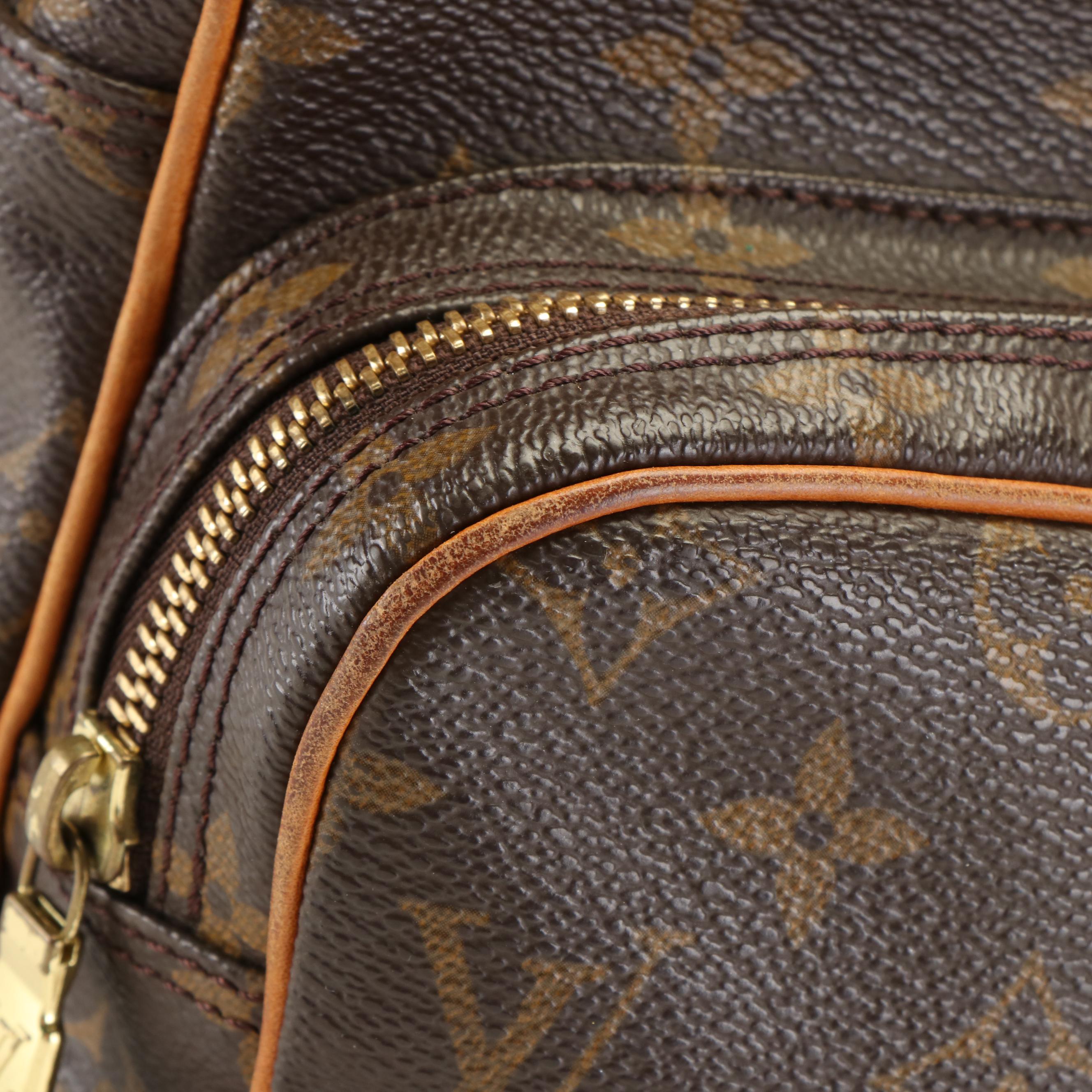 Louis Vuitton Nile Crossbody Messenger Bag in Monogram Coated Canvas