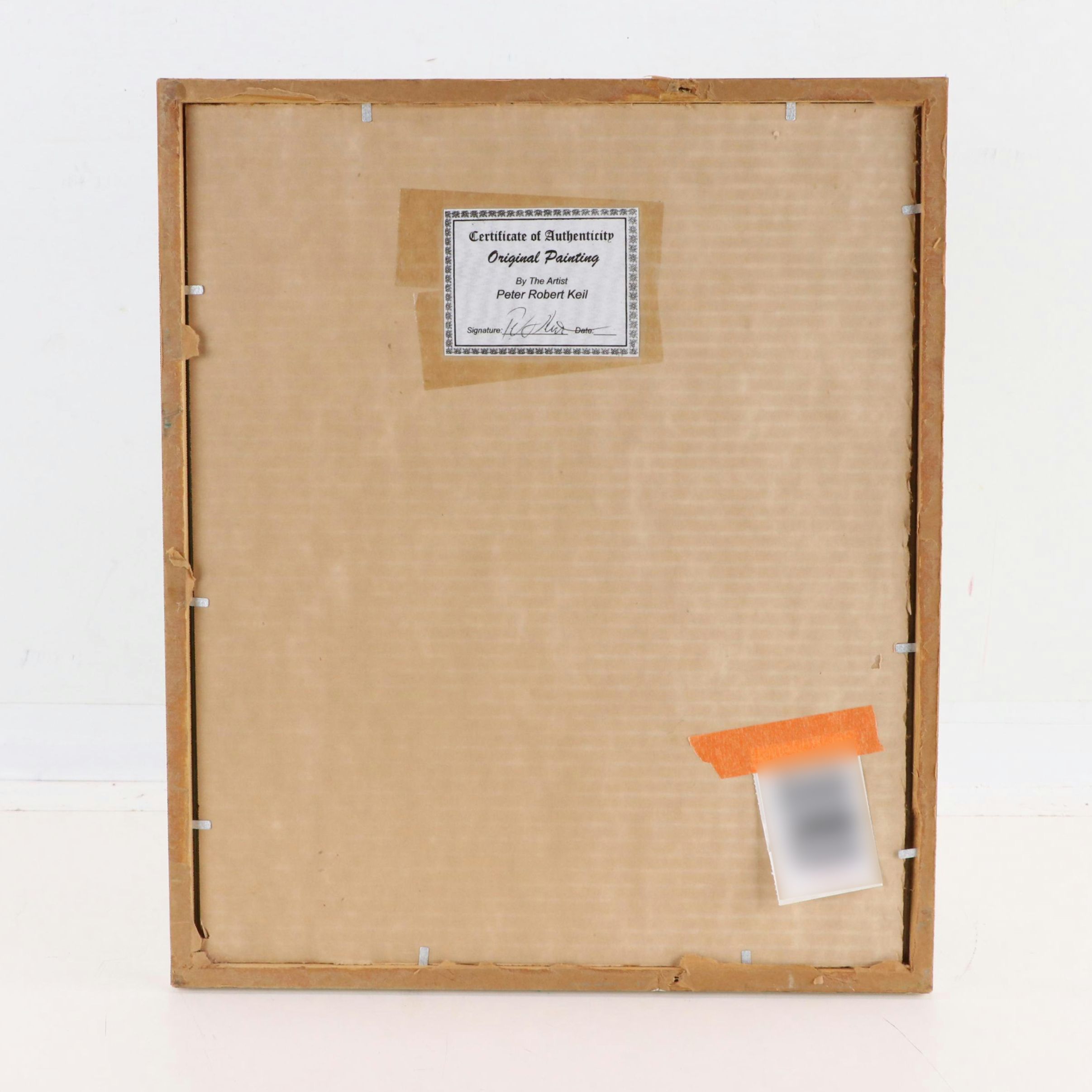 Peter Robert Keil Mixed Media Painting, 1967