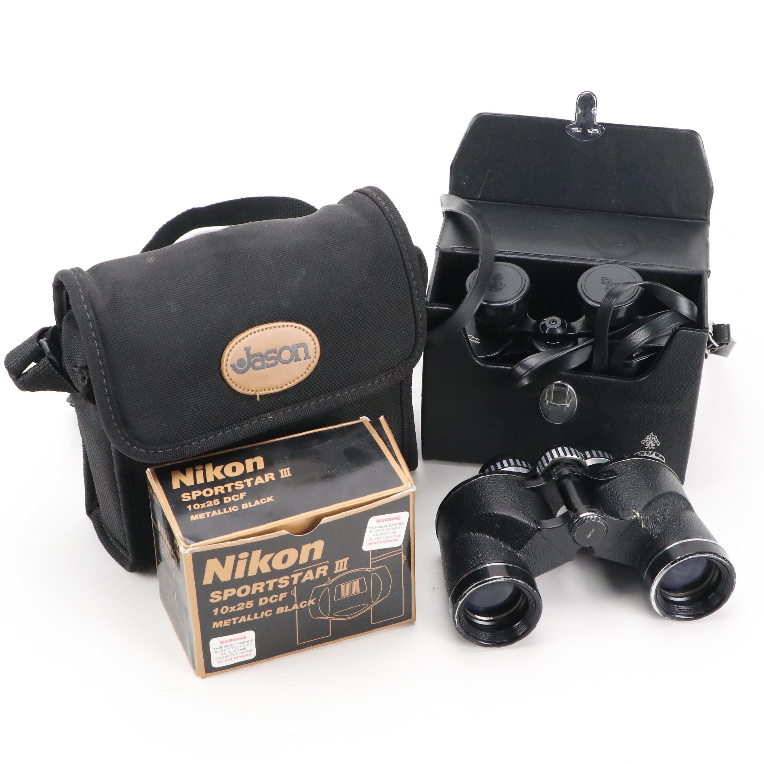 Jason Empire with Nikon Sportstar III, AMC, Tasco Binoculars, Cases EBTH