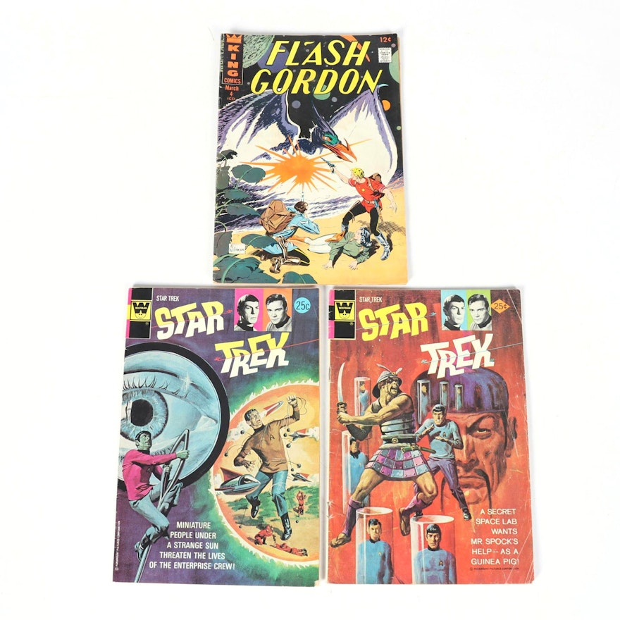 Bronze Age "Flash Gordon" and "Star Trek" Comics, 1960s-1970s