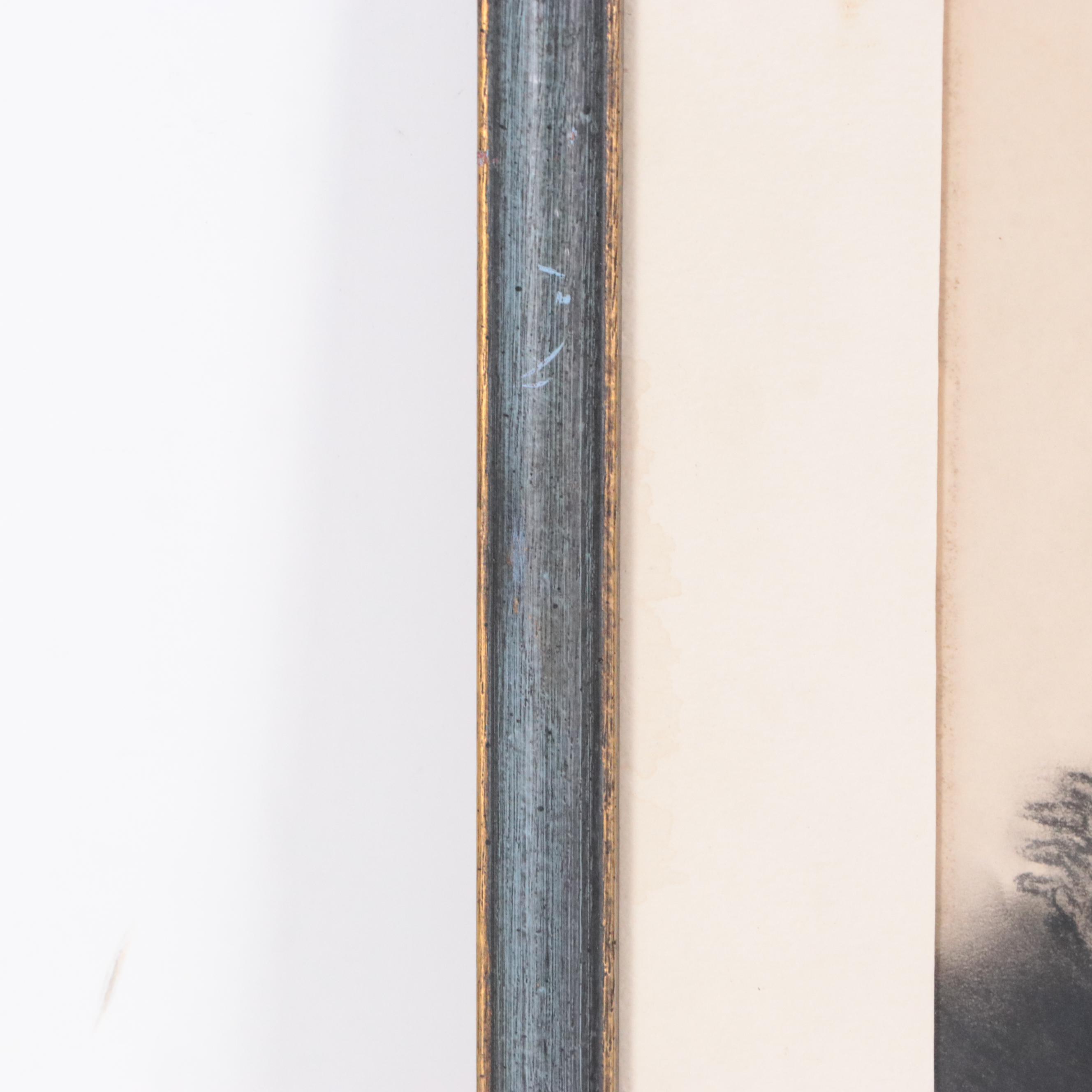 Thomas Hauck Charcoal Drawing of Three Apostles After Da Vinci's "Last Supper"