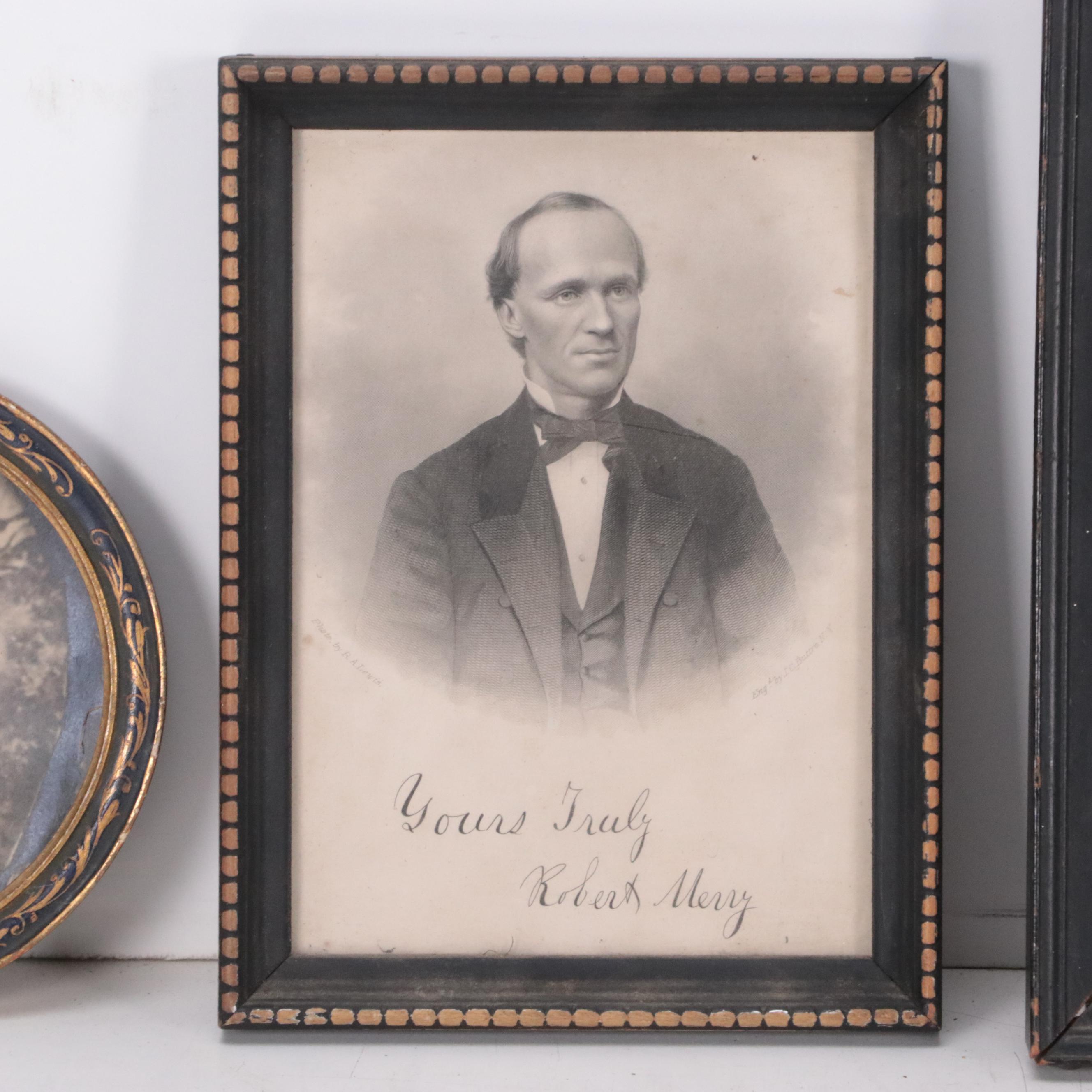 Hand-Colored Engraving "Godey's Fashion for November 1866" and More