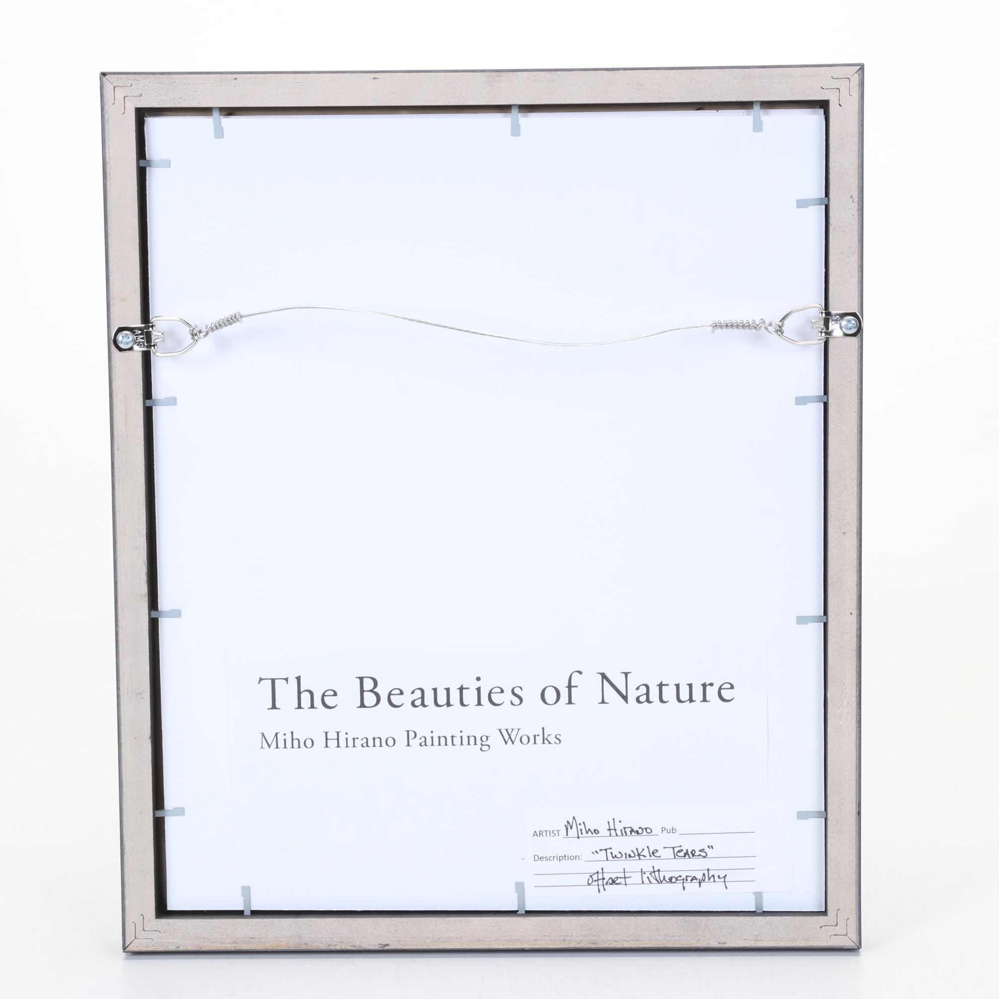 Miho Hirano Offset Lithograph " Twinkle Stars" From "The Beauties of Nature"