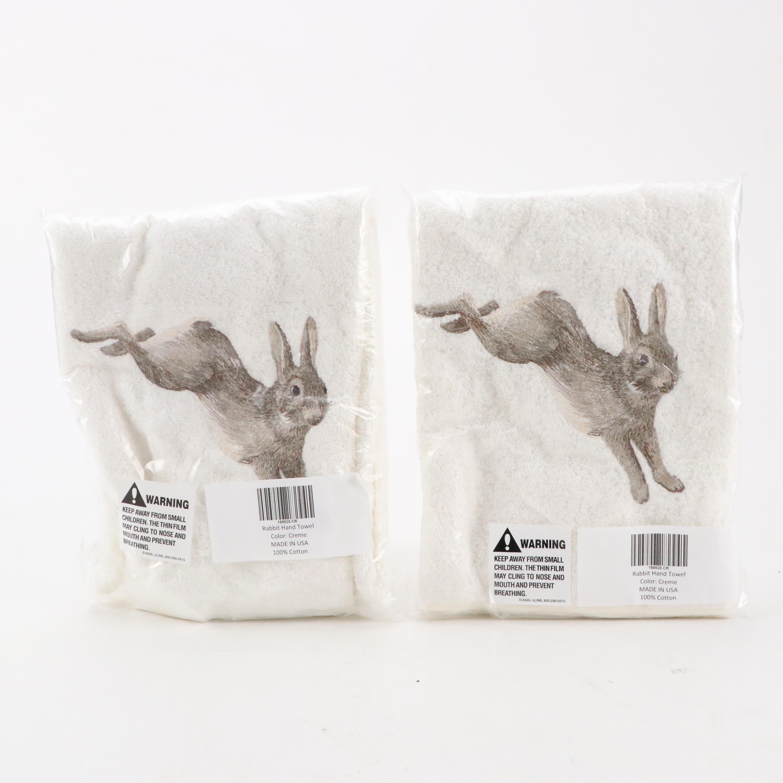 Dept. 56 Bisque Porcelain Rabbit with Other Easter Bunny Theme Décor