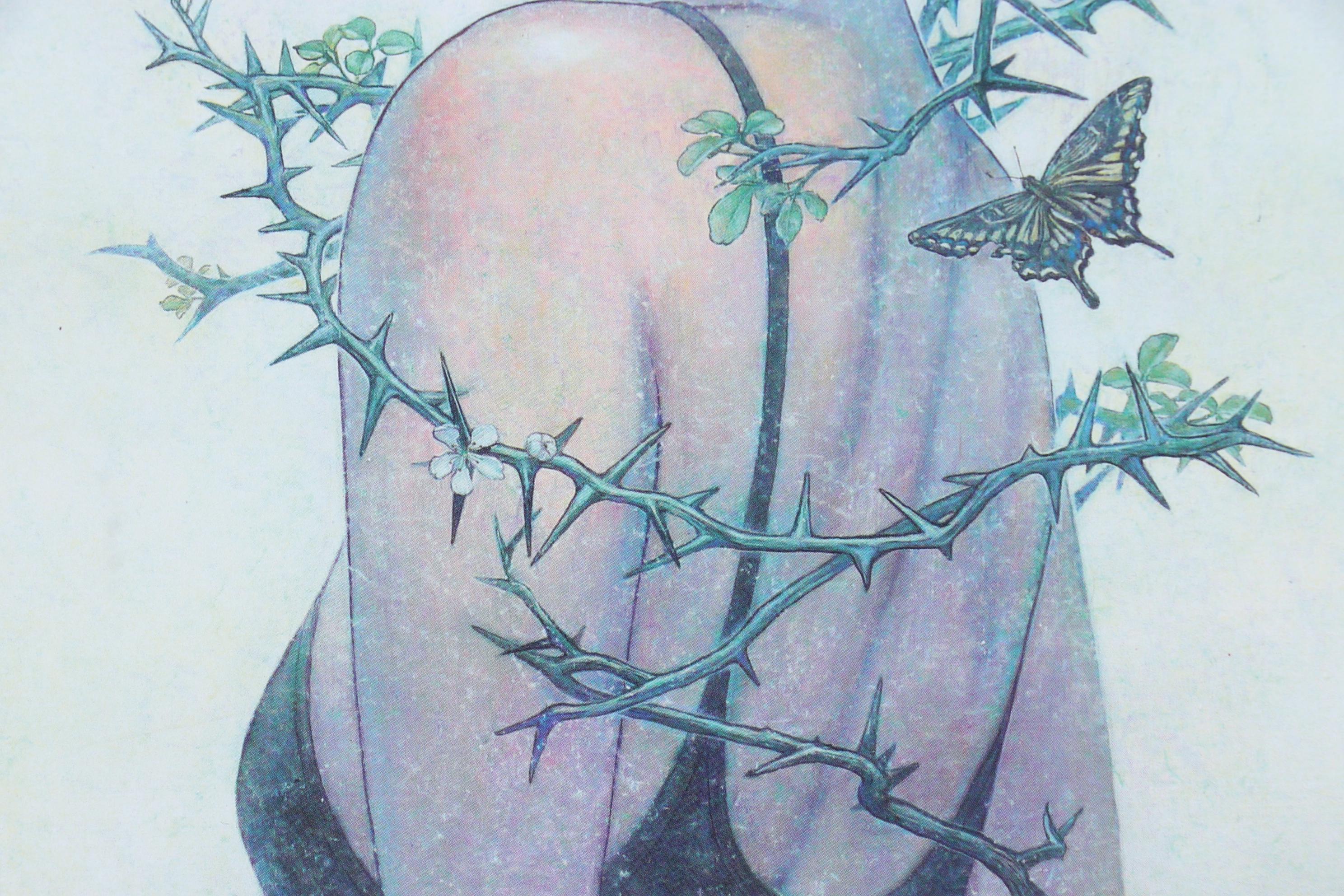 Miho Hirano Offset Lithograph "Self Possessed" From "The Beauties of Nature"
